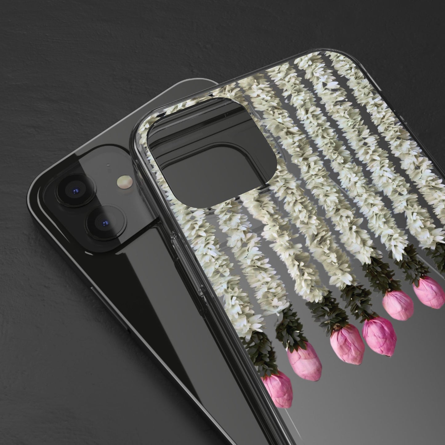 Floral Clear Phone Case - Elegant Flower Design for Spring