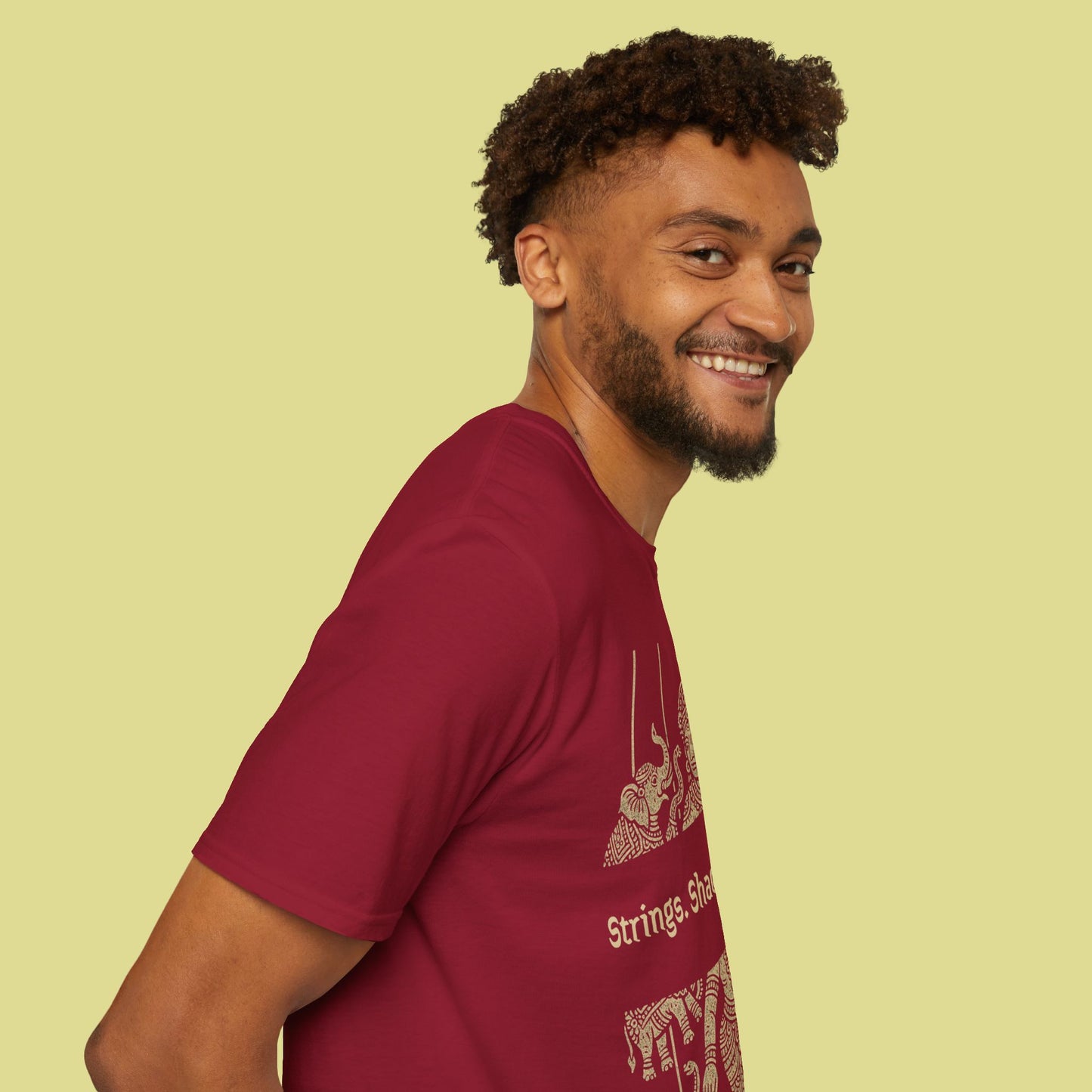 Cultural Graphic T-Shirt – Strings. Shadows. Stories.