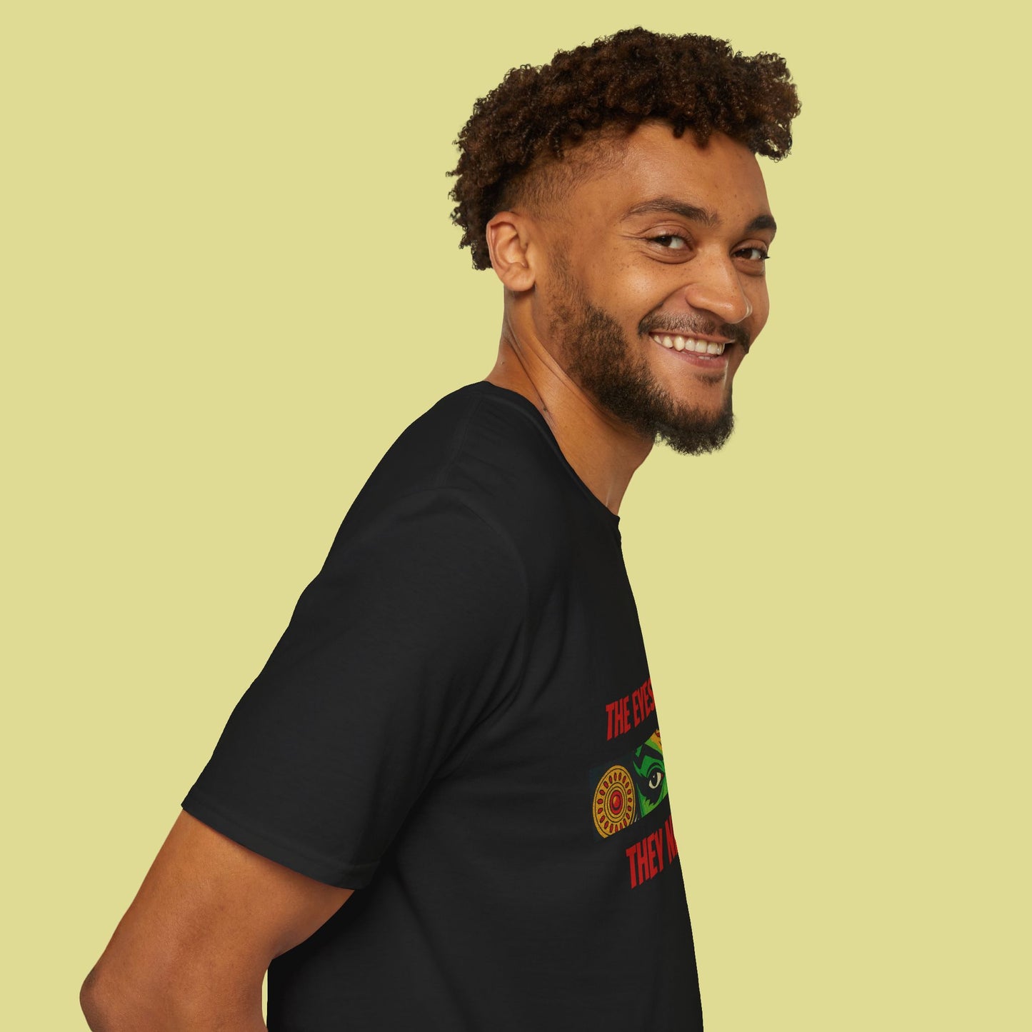Kathakali Eyes Unisex T-Shirt - The Eyes Chico They Never Lie Design