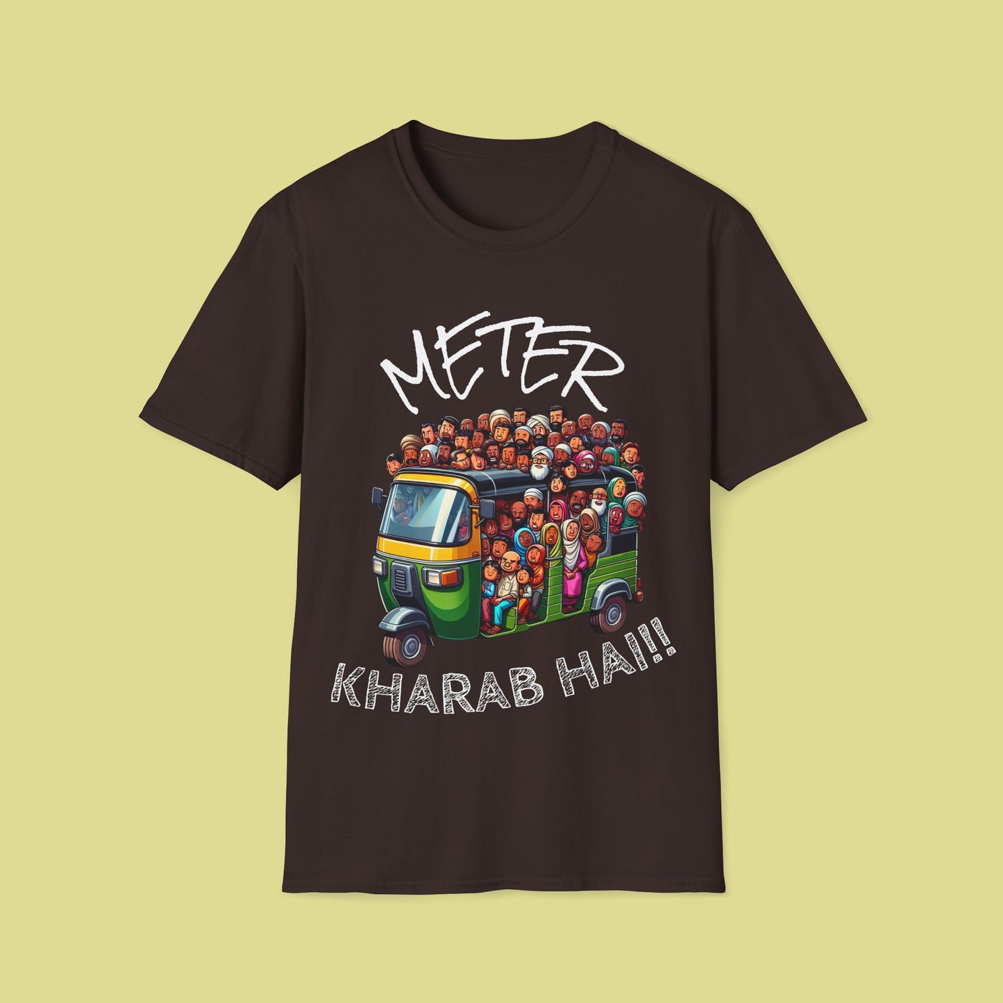 Funny Auto Rickshaw Meter T-Shirt