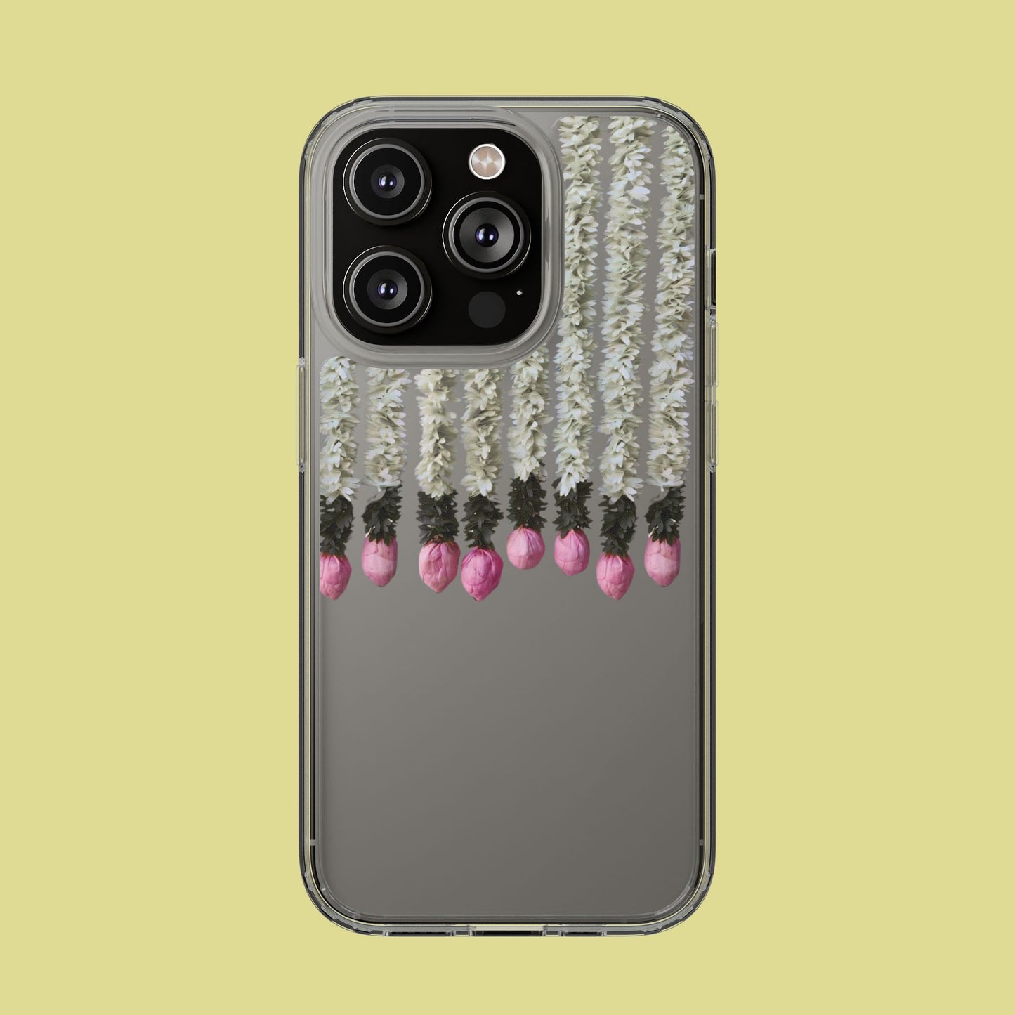 Floral Clear Phone Case - Elegant Flower Design for Spring