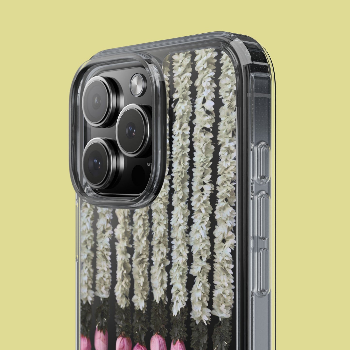 Floral Clear Phone Case - Elegant Flower Design for Spring