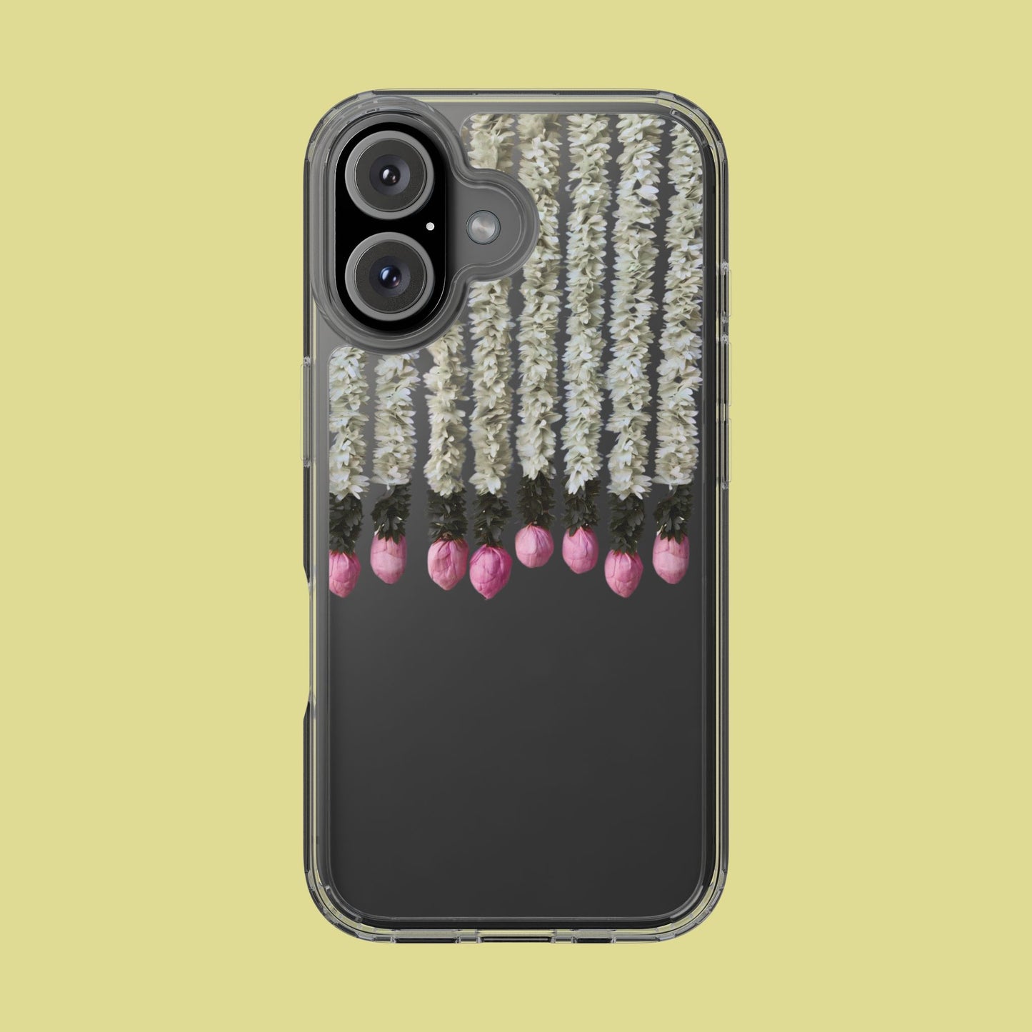 Floral Clear Phone Case - Elegant Flower Design for Spring