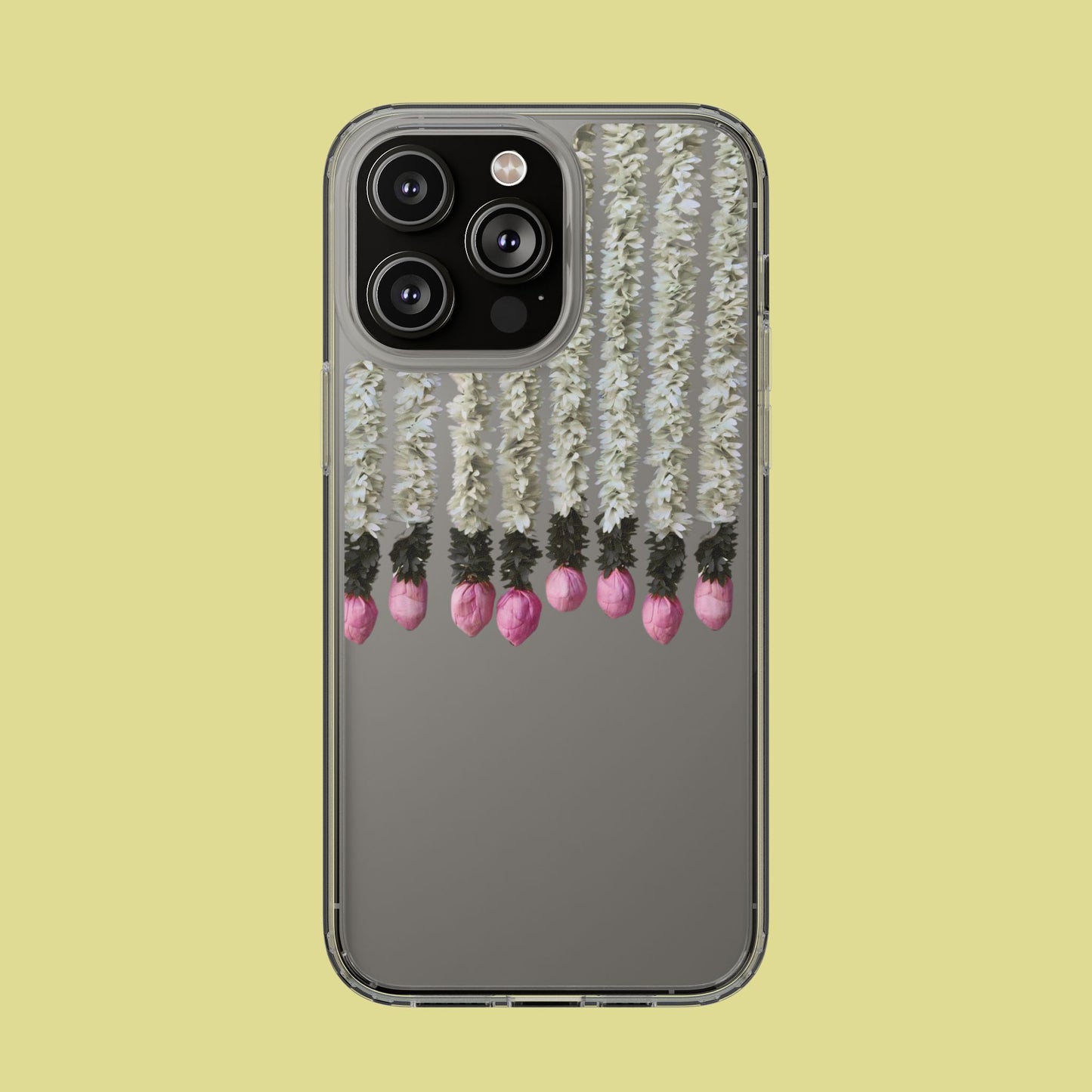 Floral Clear Phone Case - Elegant Flower Design for Spring