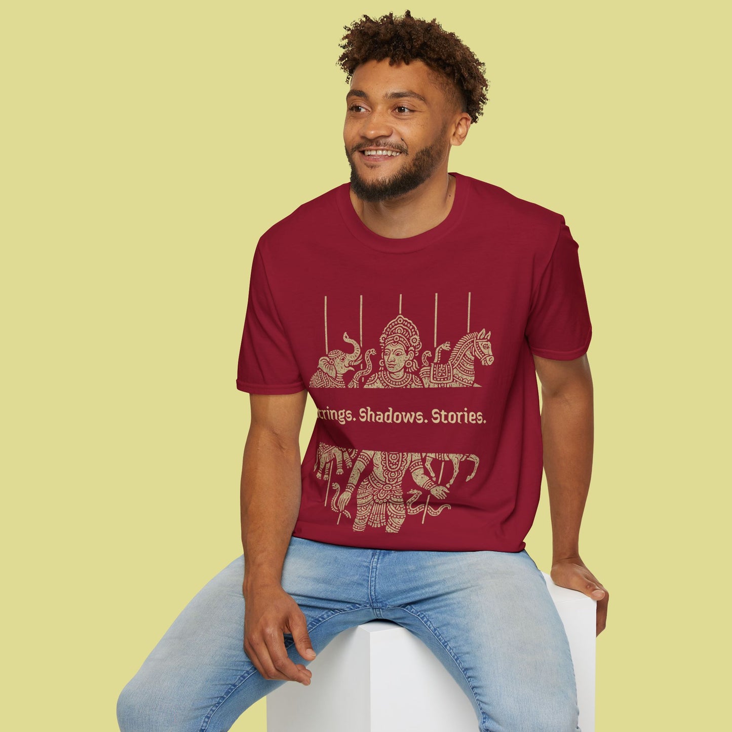 Cultural Graphic T-Shirt – Strings. Shadows. Stories.