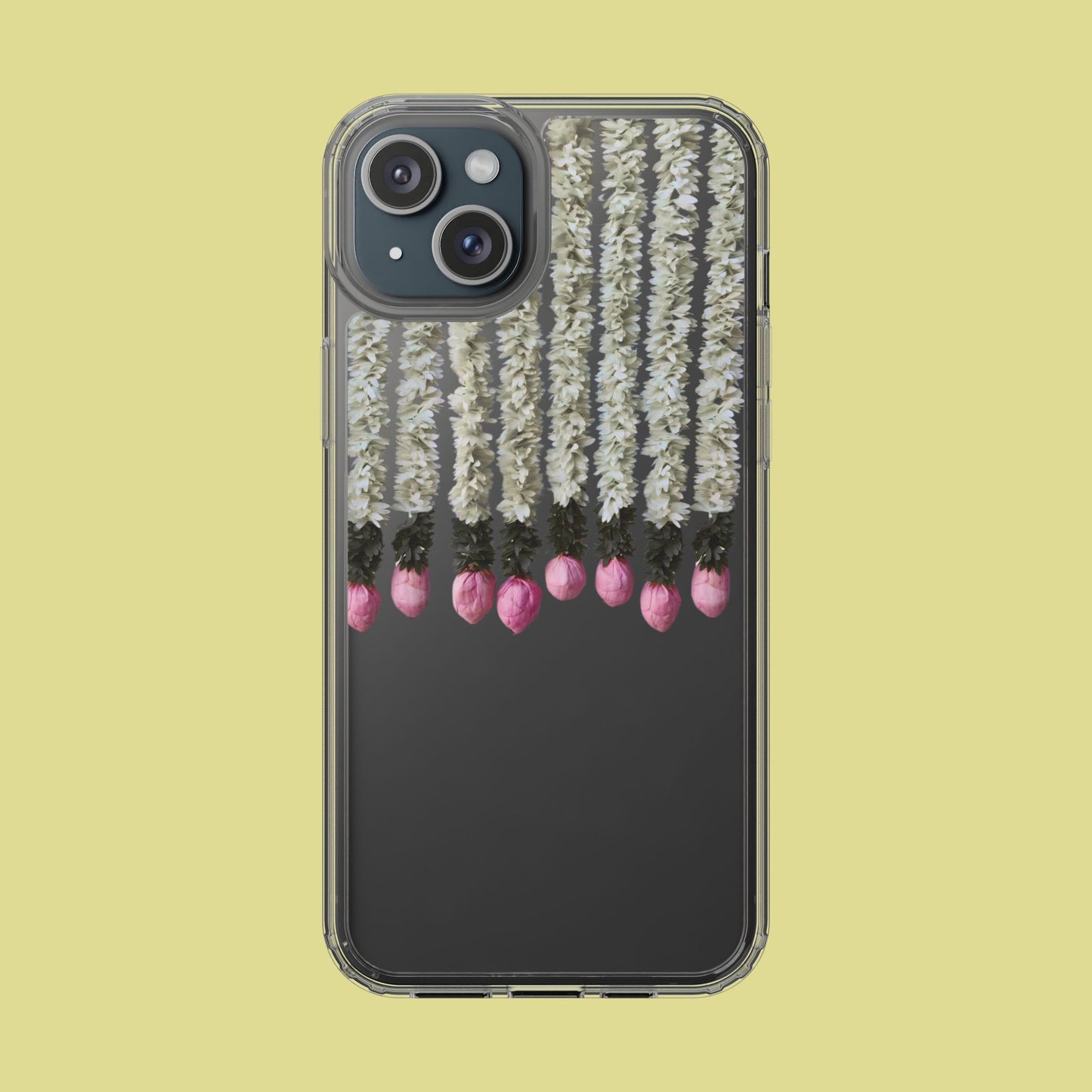 Floral Clear Phone Case - Elegant Flower Design for Spring