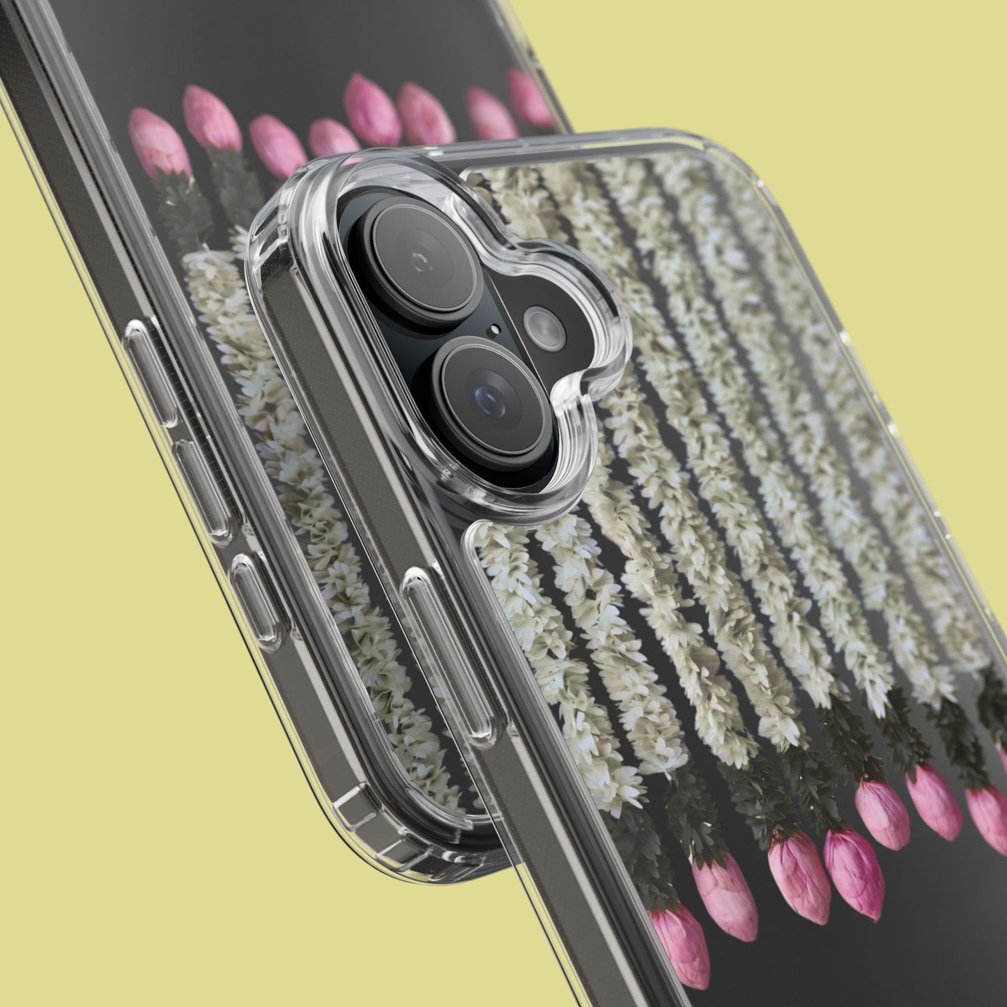 Floral Clear Phone Case - Elegant Flower Design for Spring
