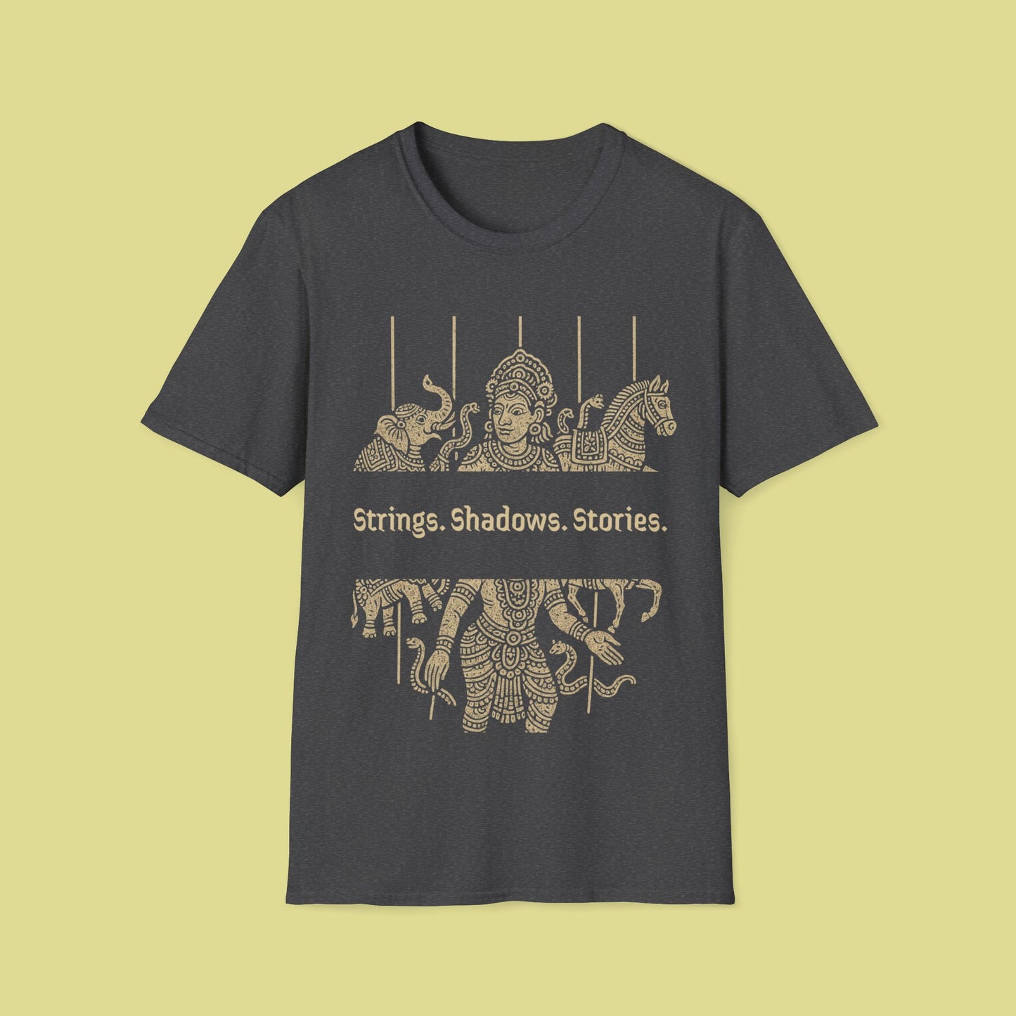 Cultural Graphic T-Shirt – Strings. Shadows. Stories.