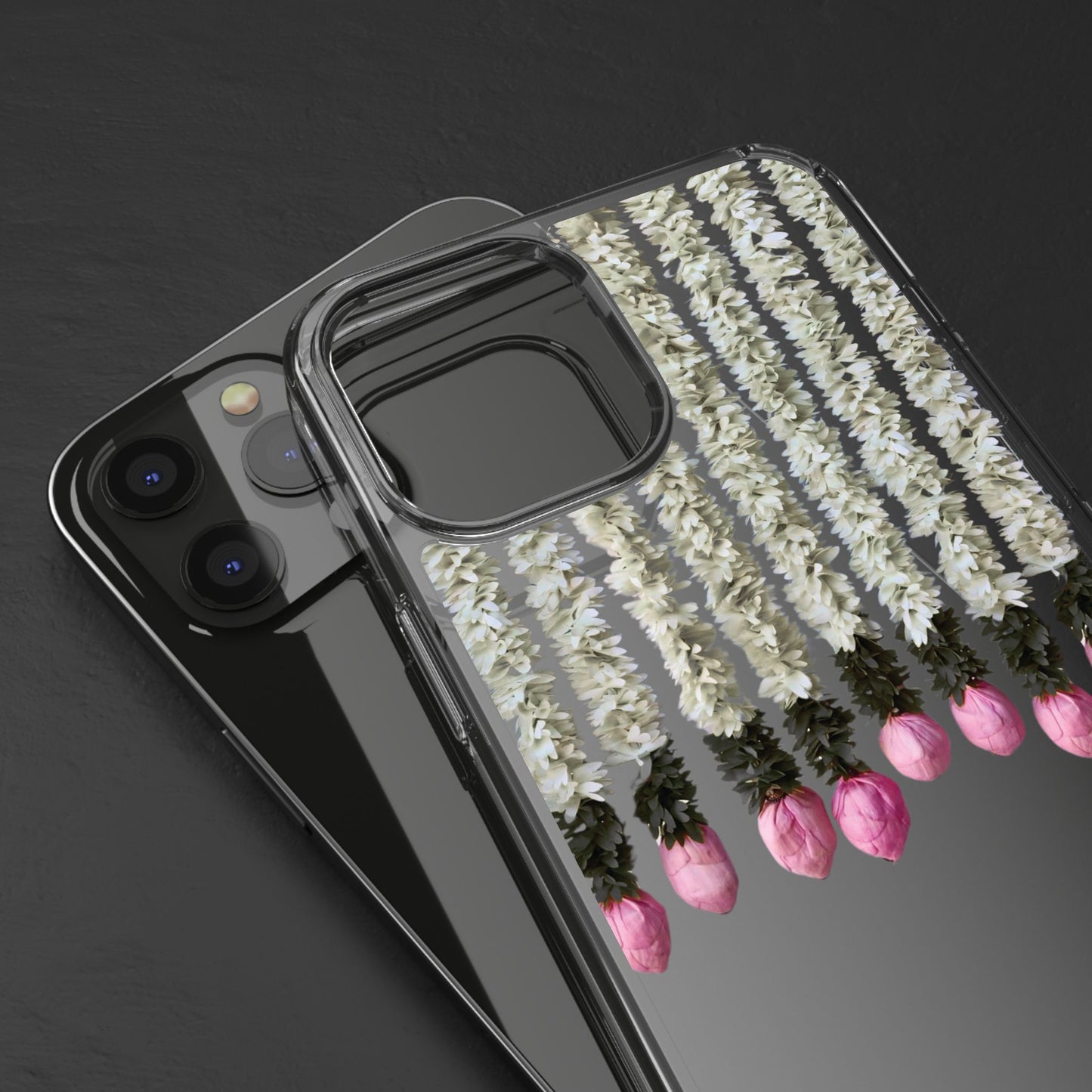 Floral Clear Phone Case - Elegant Flower Design for Spring