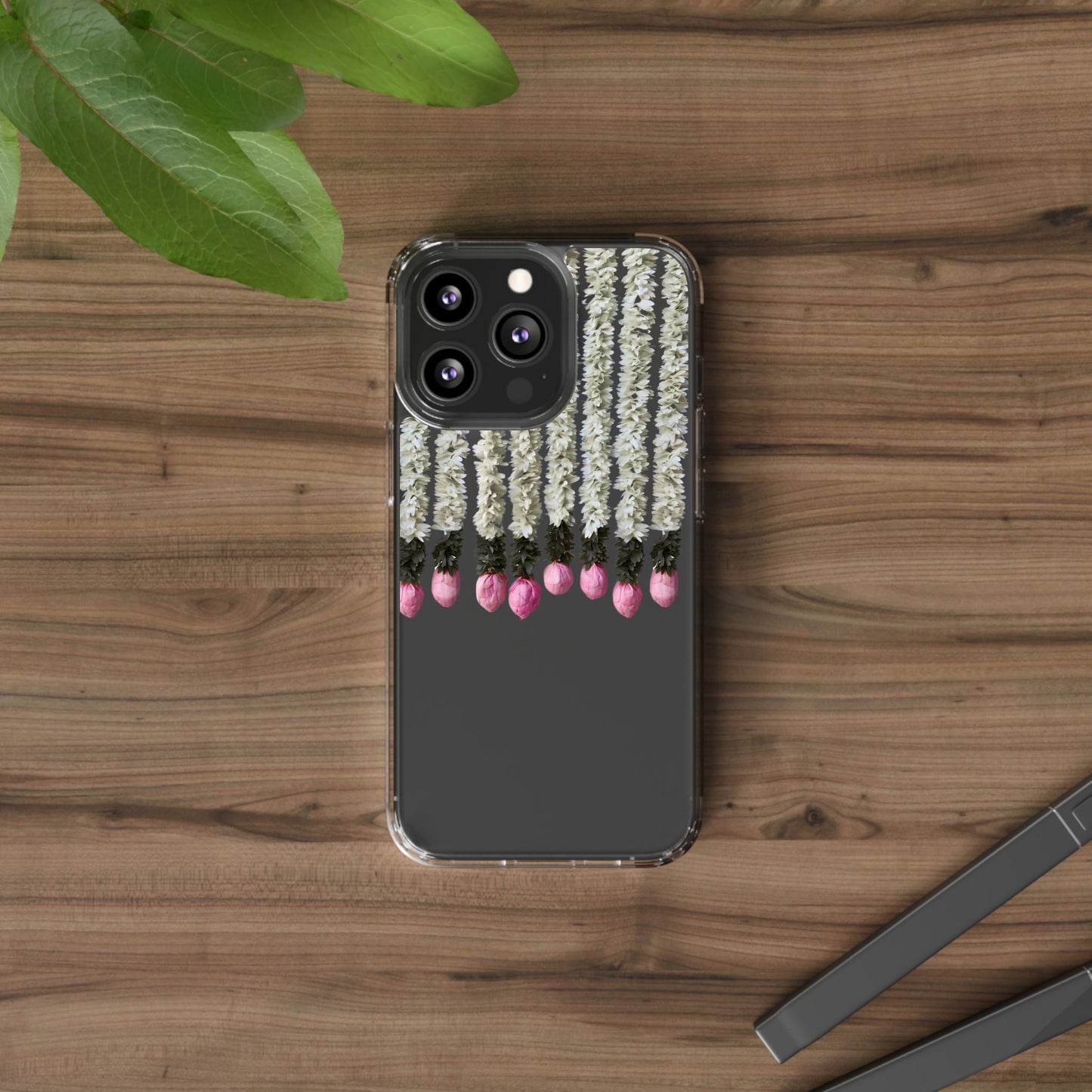 Floral Clear Phone Case - Elegant Flower Design for Spring