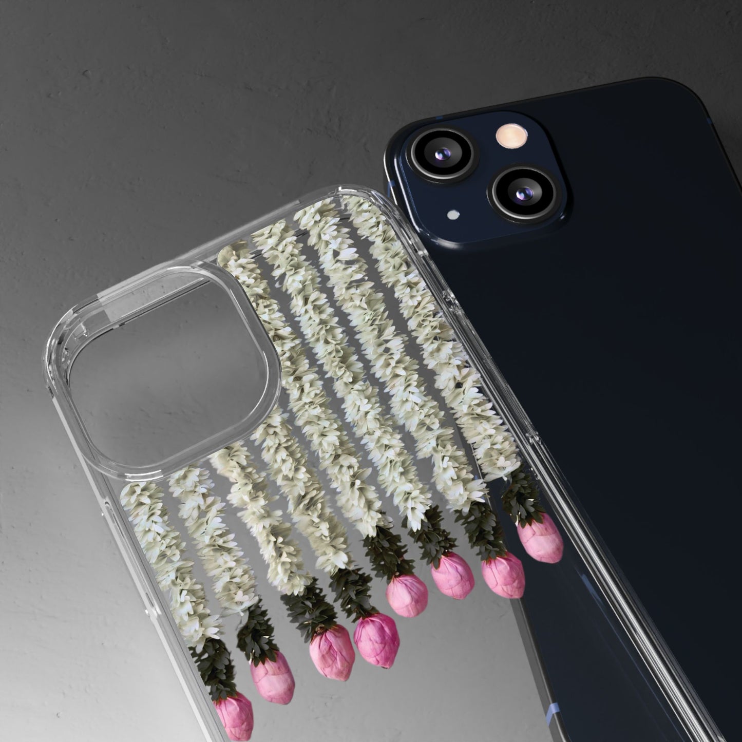 Floral Clear Phone Case - Elegant Flower Design for Spring