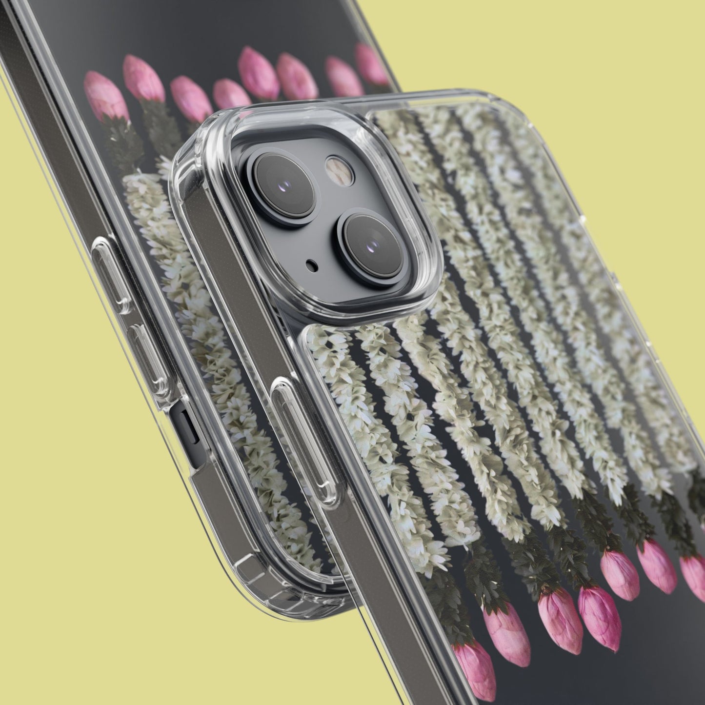 Floral Clear Phone Case - Elegant Flower Design for Spring
