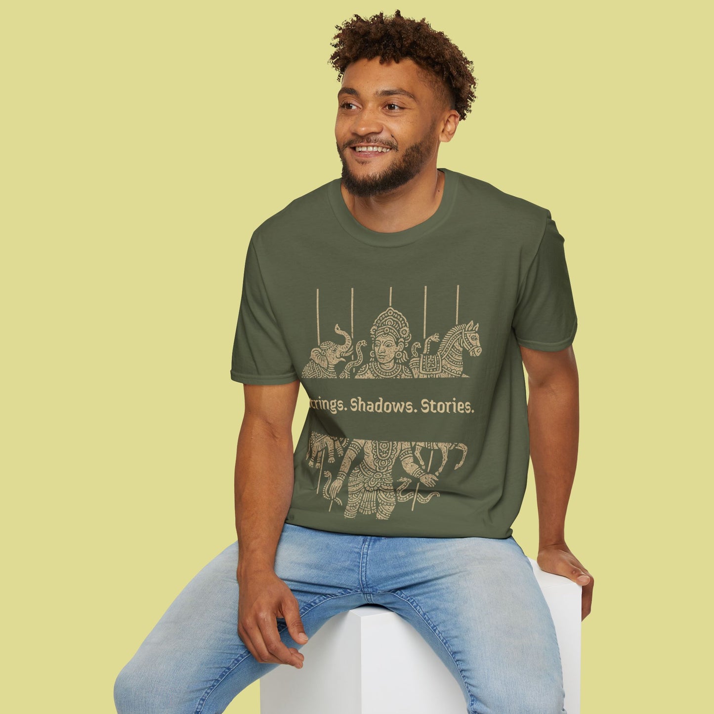 Cultural Graphic T-Shirt – Strings. Shadows. Stories.