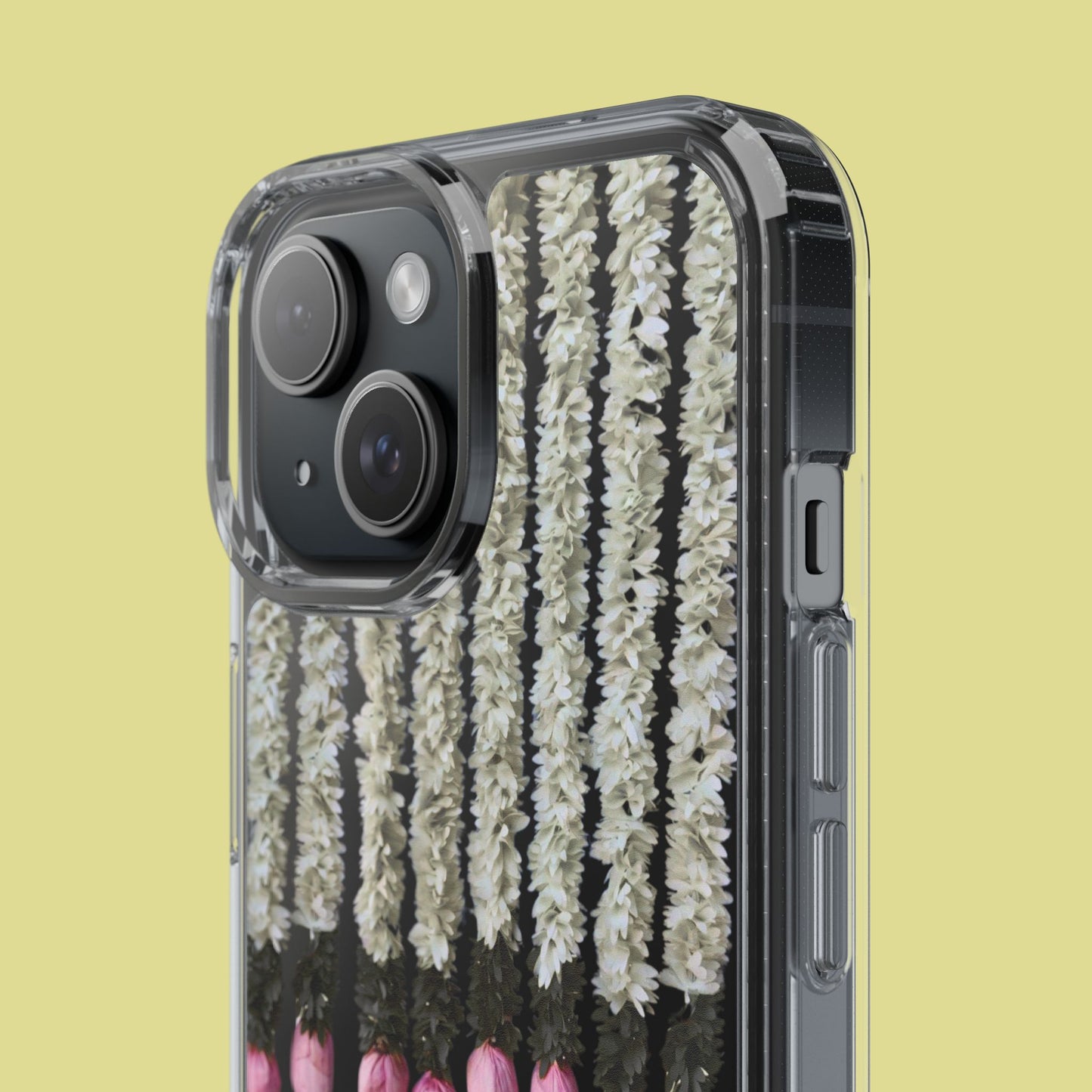 Floral Clear Phone Case - Elegant Flower Design for Spring