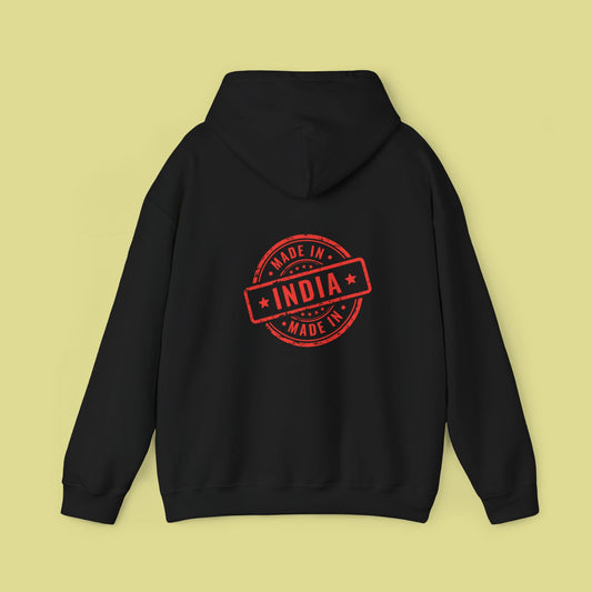 Made in India Unisex Hoodie | Cozy Sweatshirt for Casual Wear | Perfect Gift for Holidays, Travel, and Everyday Comfort