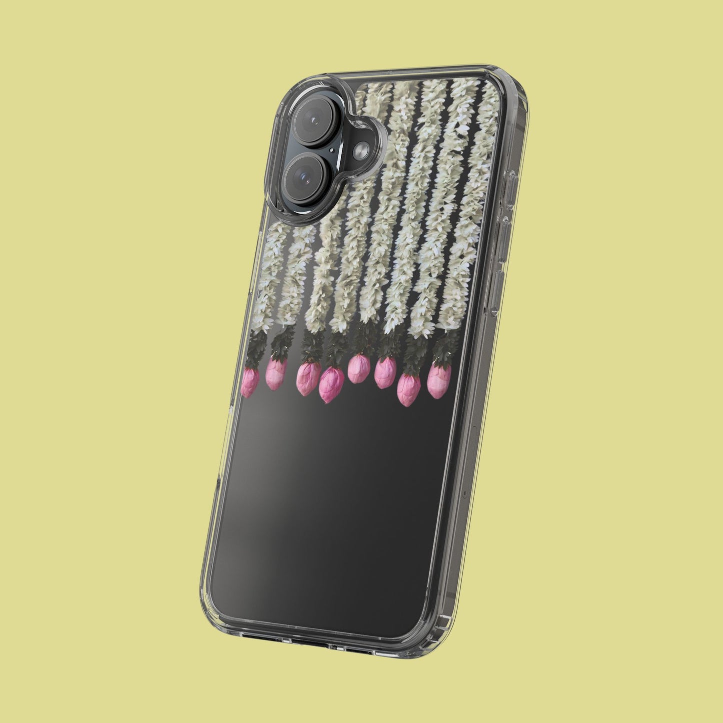 Floral Clear Phone Case - Elegant Flower Design for Spring