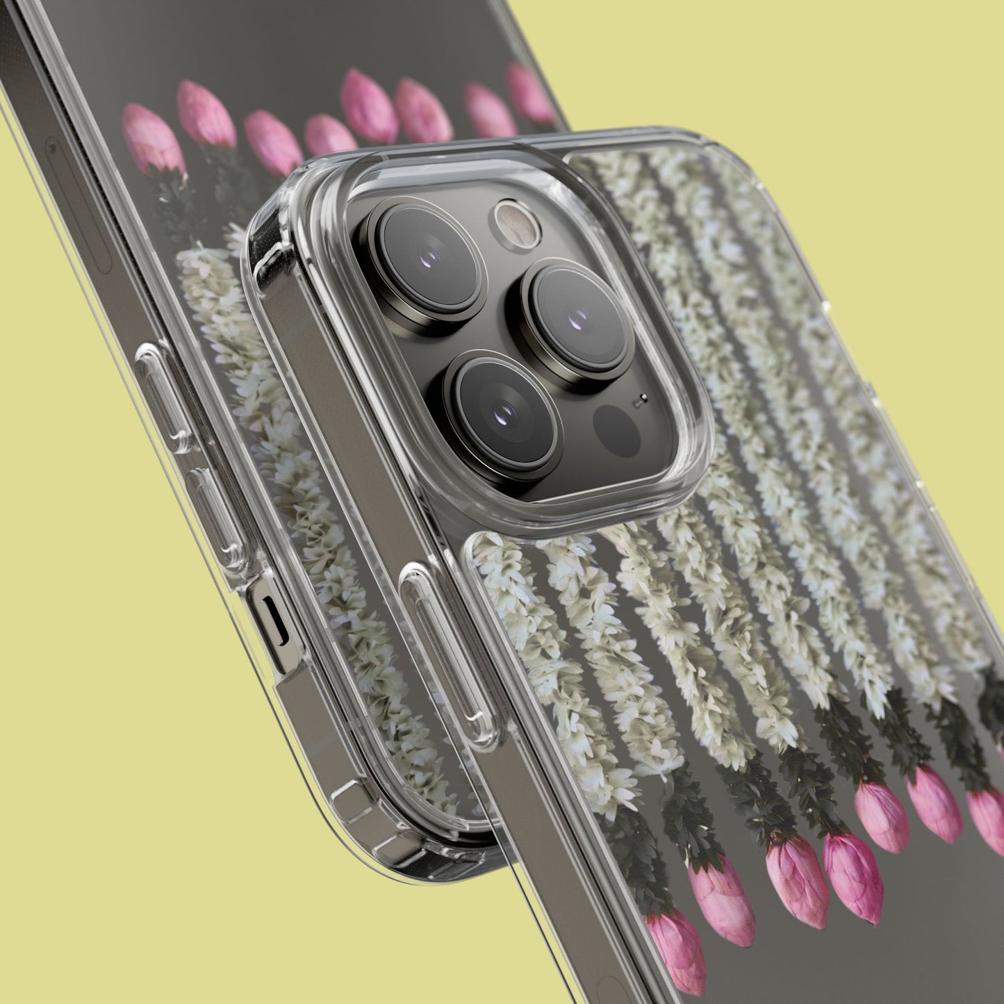 Floral Clear Phone Case - Elegant Flower Design for Spring