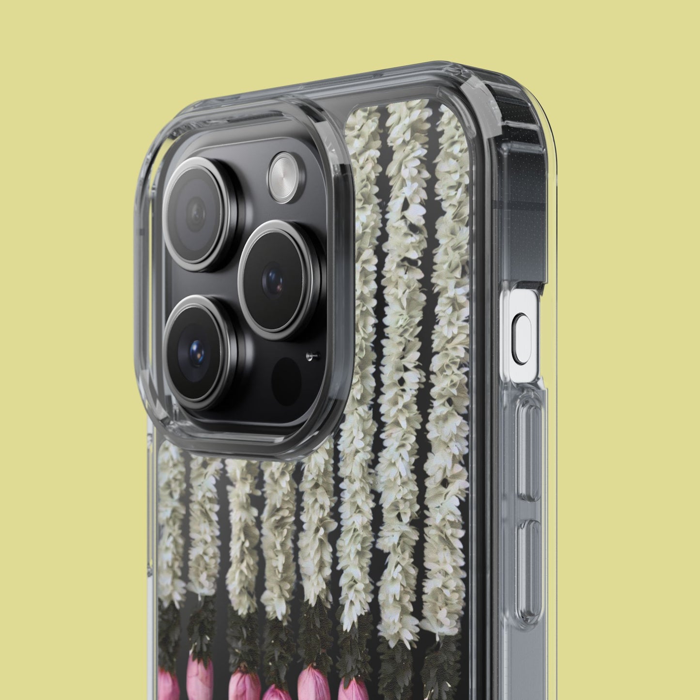 Floral Clear Phone Case - Elegant Flower Design for Spring
