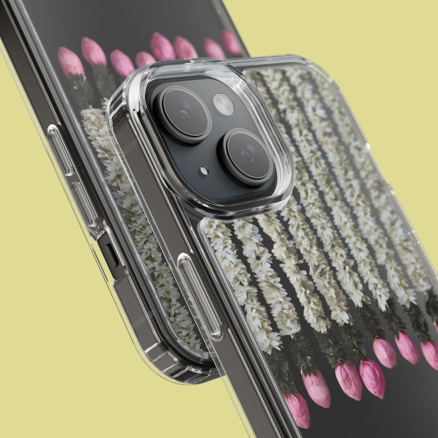 Floral Clear Phone Case - Elegant Flower Design for Spring