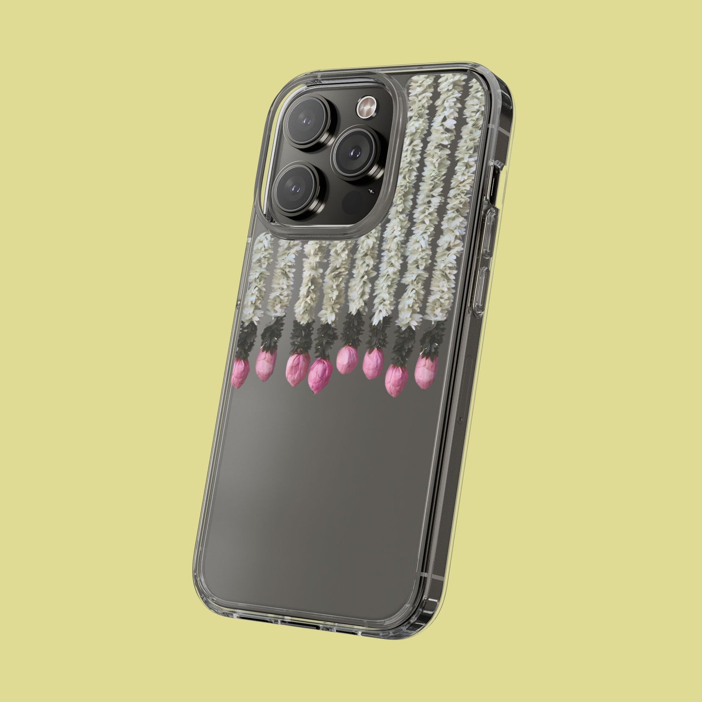 Floral Clear Phone Case - Elegant Flower Design for Spring