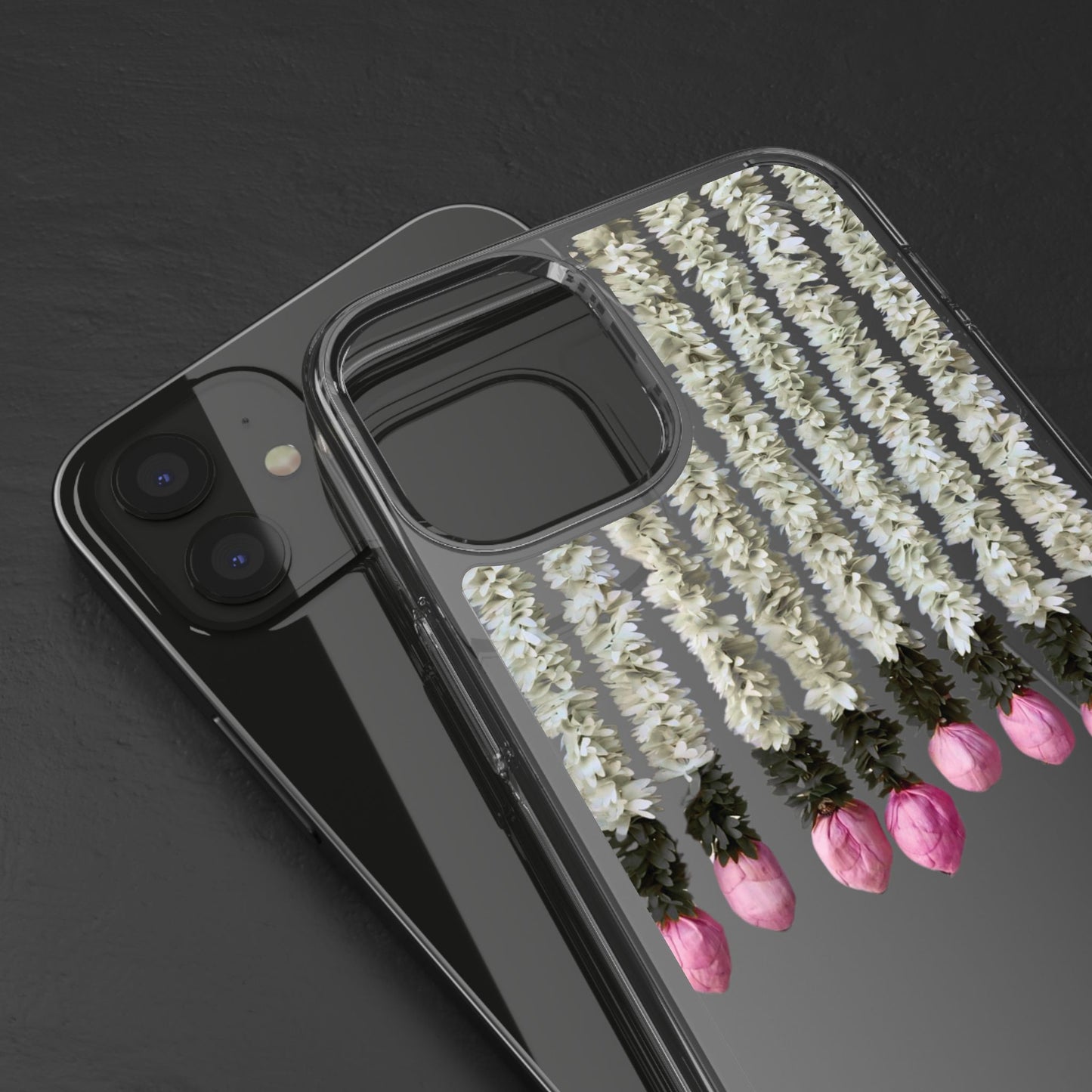 Floral Clear Phone Case - Elegant Flower Design for Spring