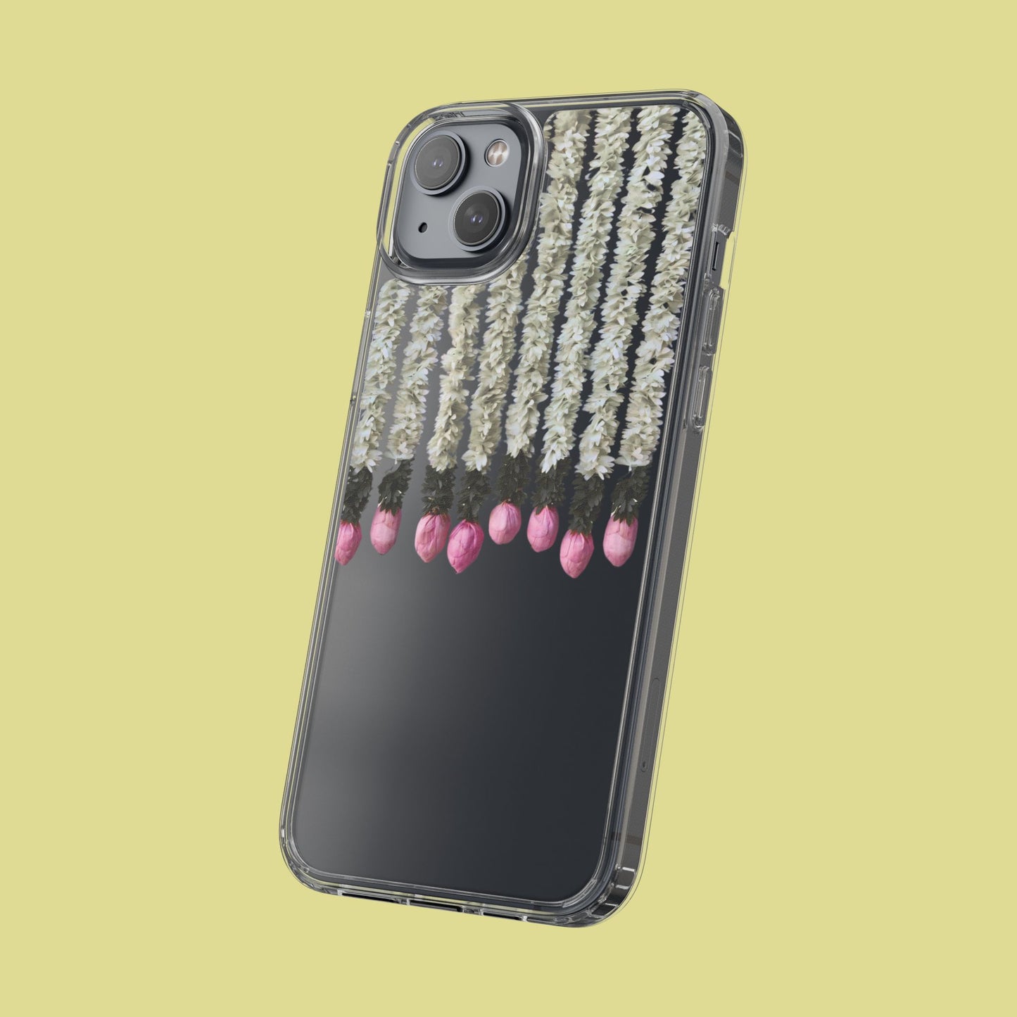 Floral Clear Phone Case - Elegant Flower Design for Spring