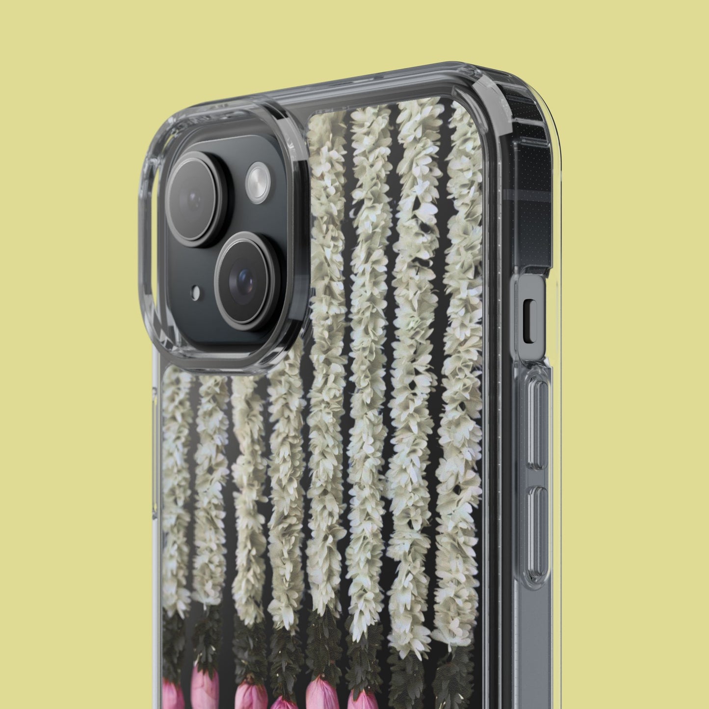 Floral Clear Phone Case - Elegant Flower Design for Spring
