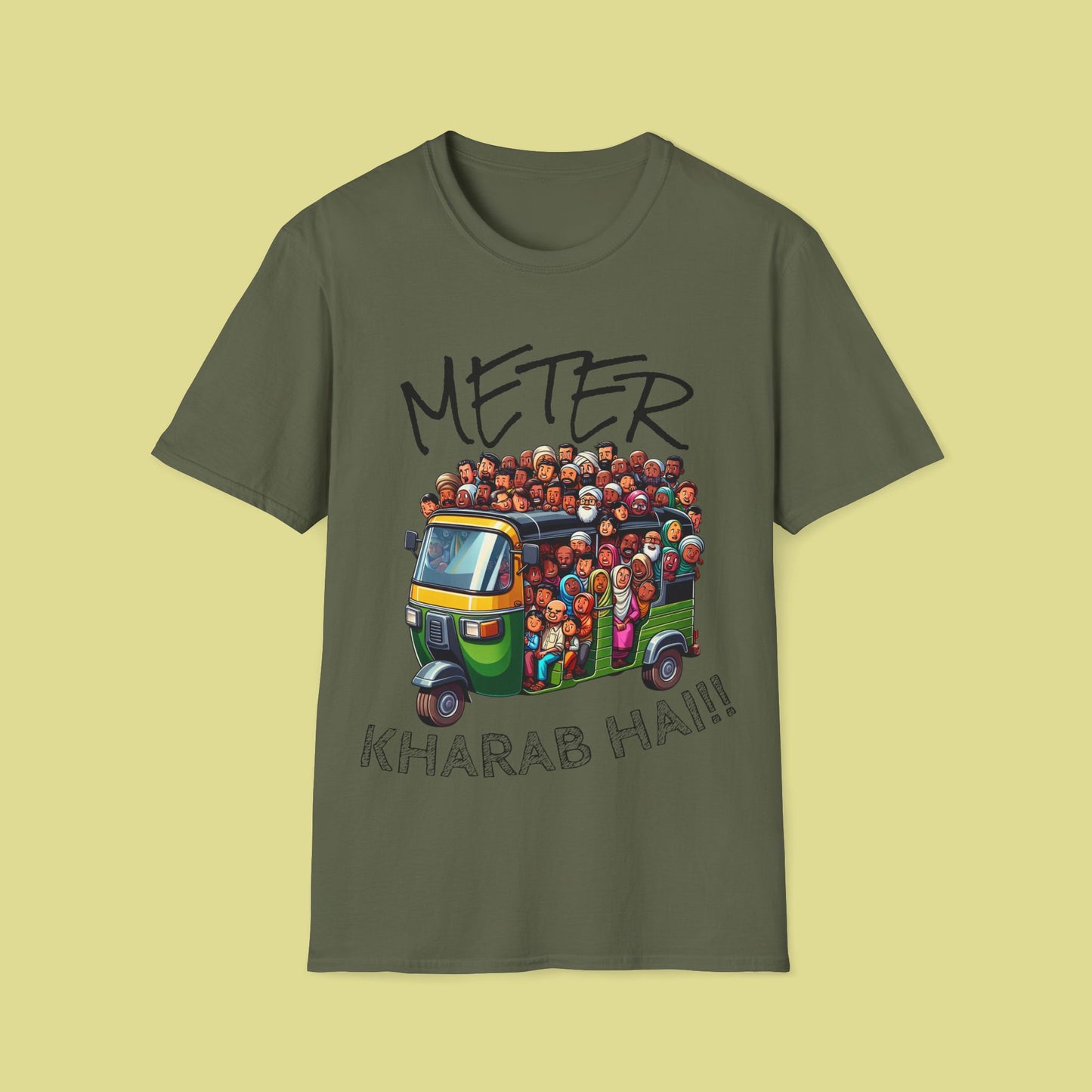 Funny Auto Rickshaw Meter T-Shirt