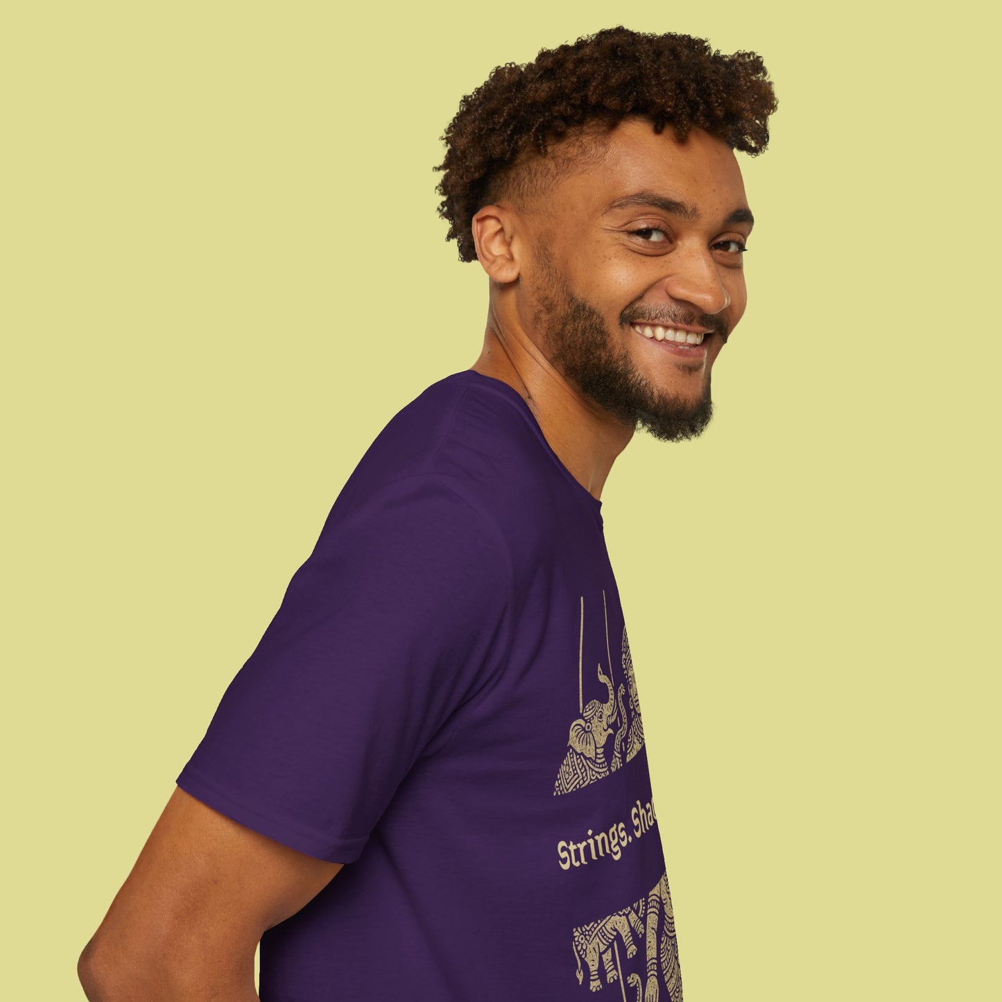 Cultural Graphic T-Shirt – Strings. Shadows. Stories.