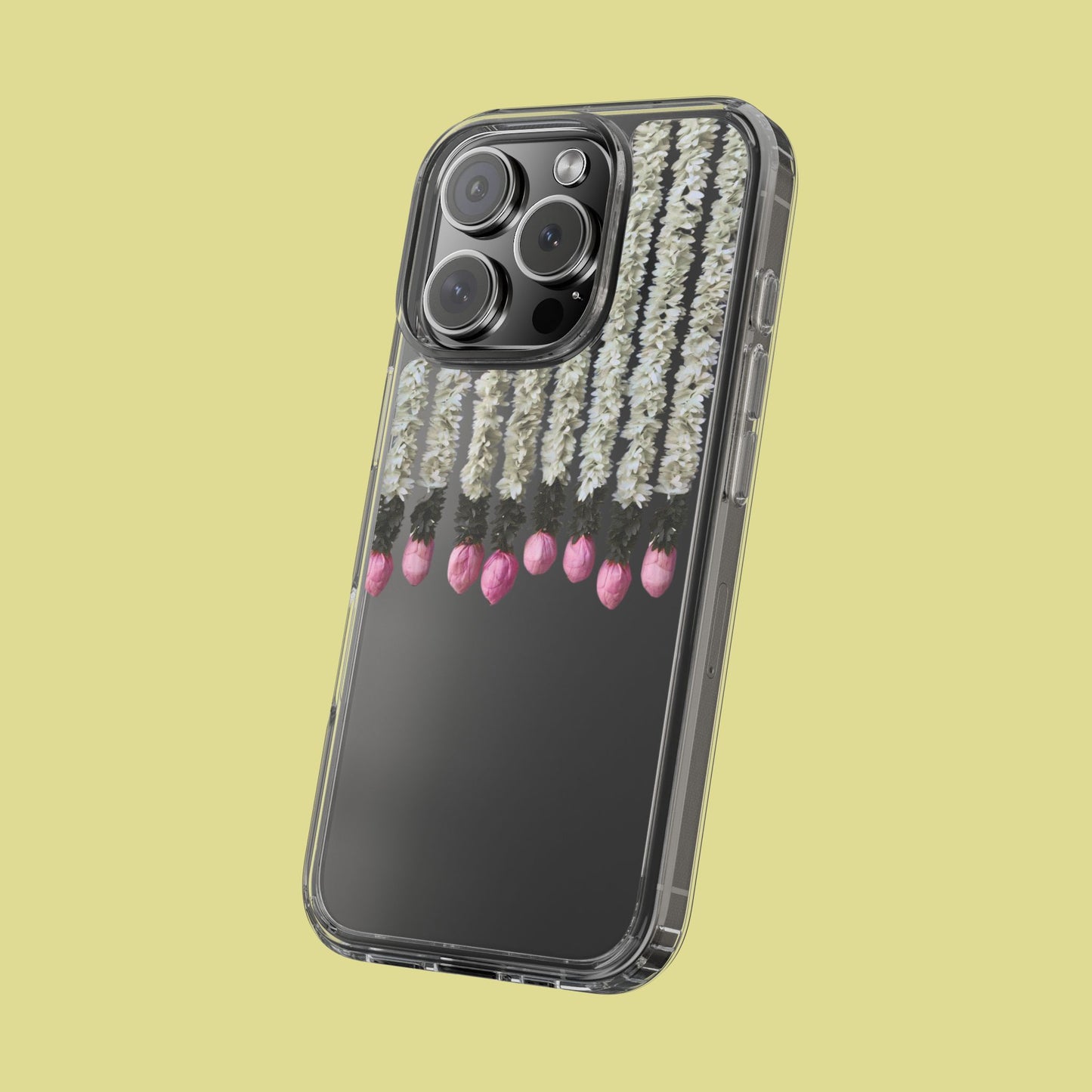 Floral Clear Phone Case - Elegant Flower Design for Spring
