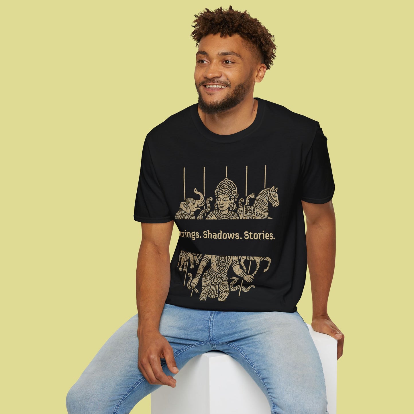 Cultural Graphic T-Shirt – Strings. Shadows. Stories.