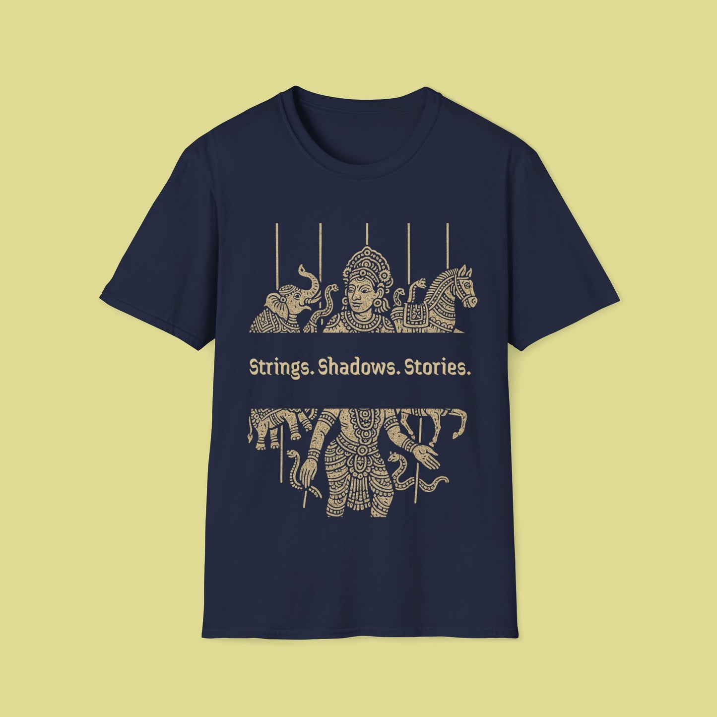 Cultural Graphic T-Shirt – Strings. Shadows. Stories.