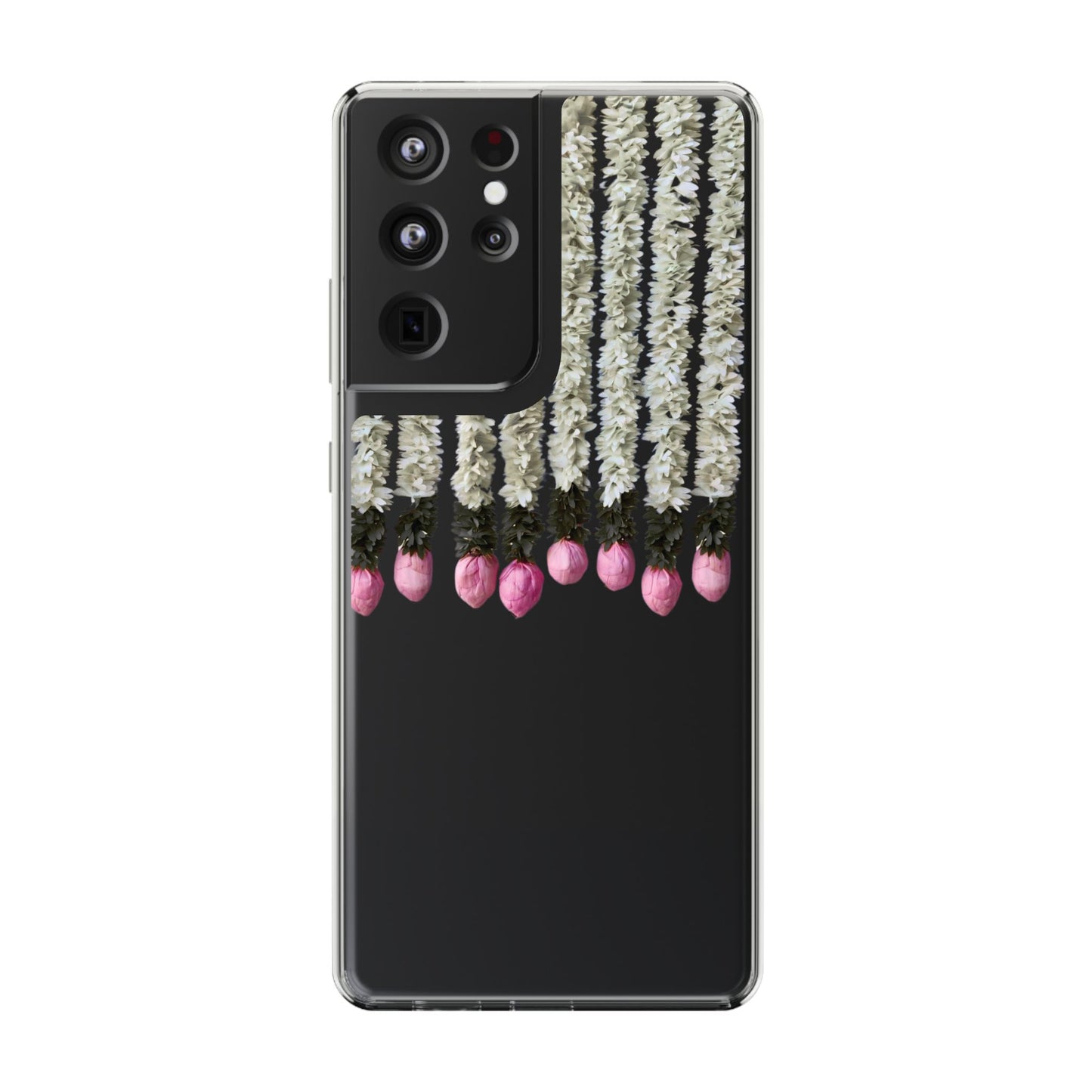 Floral Clear Phone Case - Elegant Flower Design for Spring