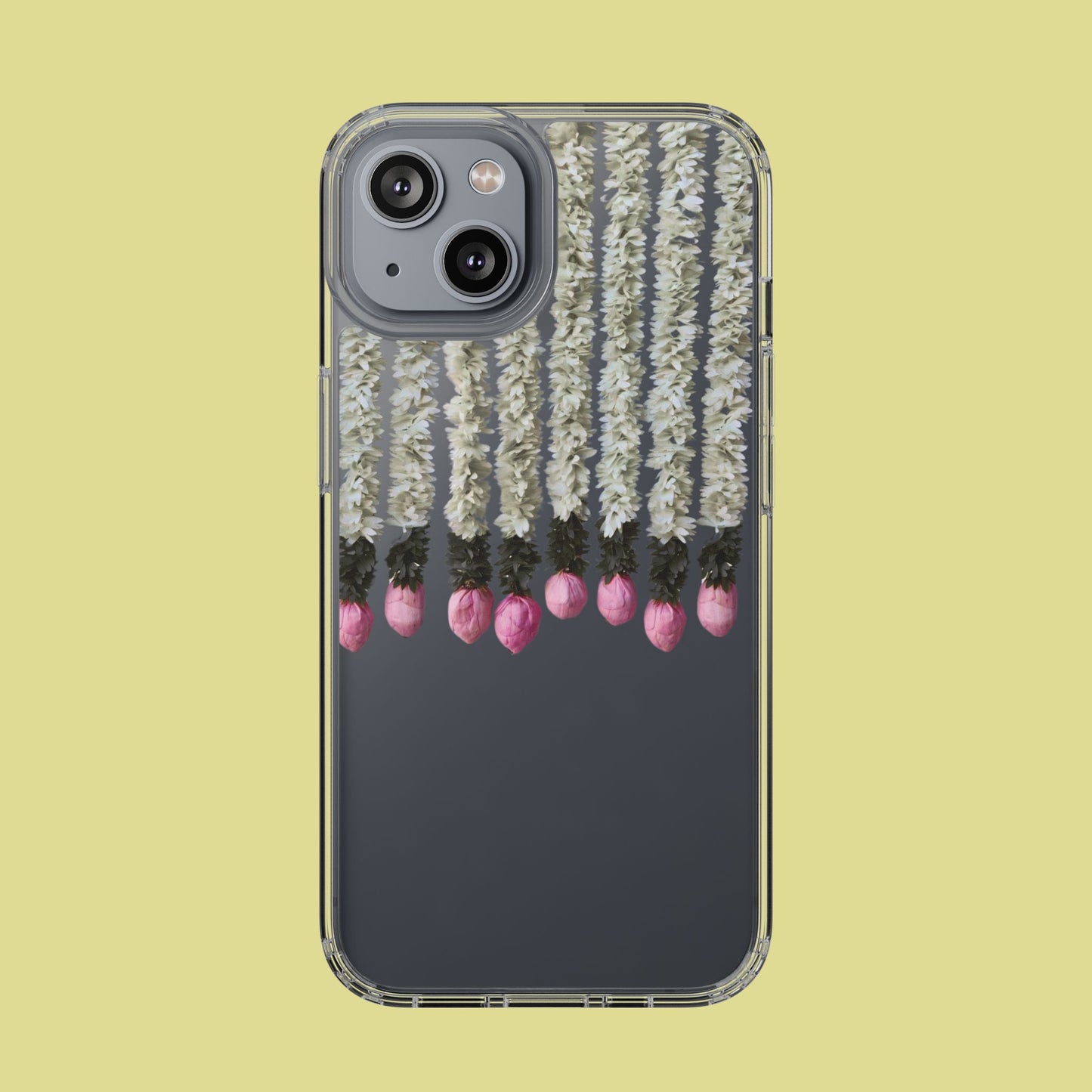 Floral Clear Phone Case - Elegant Flower Design for Spring
