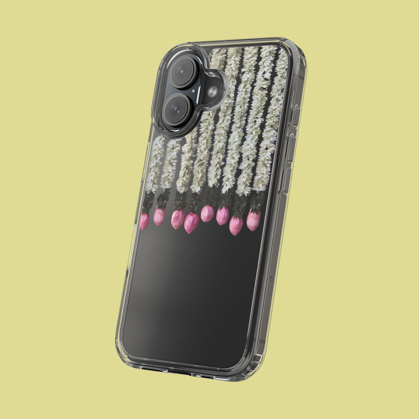 Floral Clear Phone Case - Elegant Flower Design for Spring