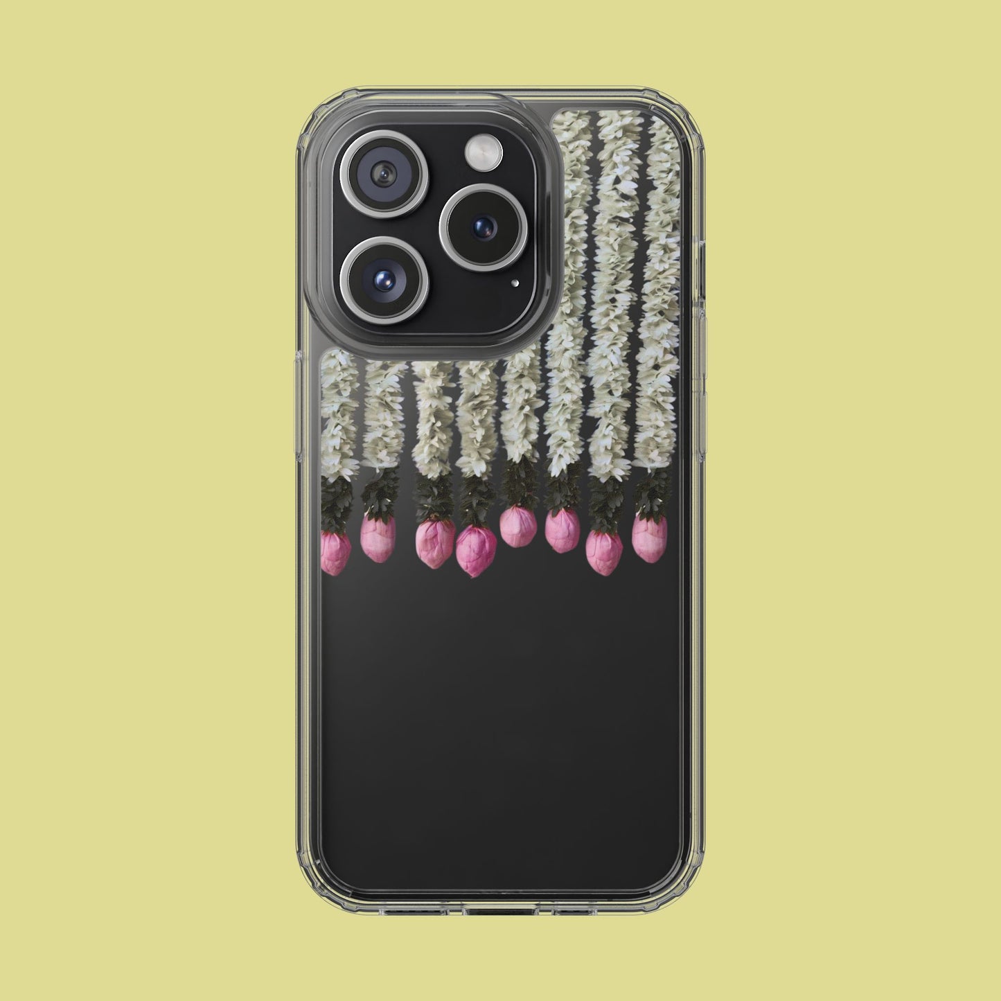 Floral Clear Phone Case - Elegant Flower Design for Spring