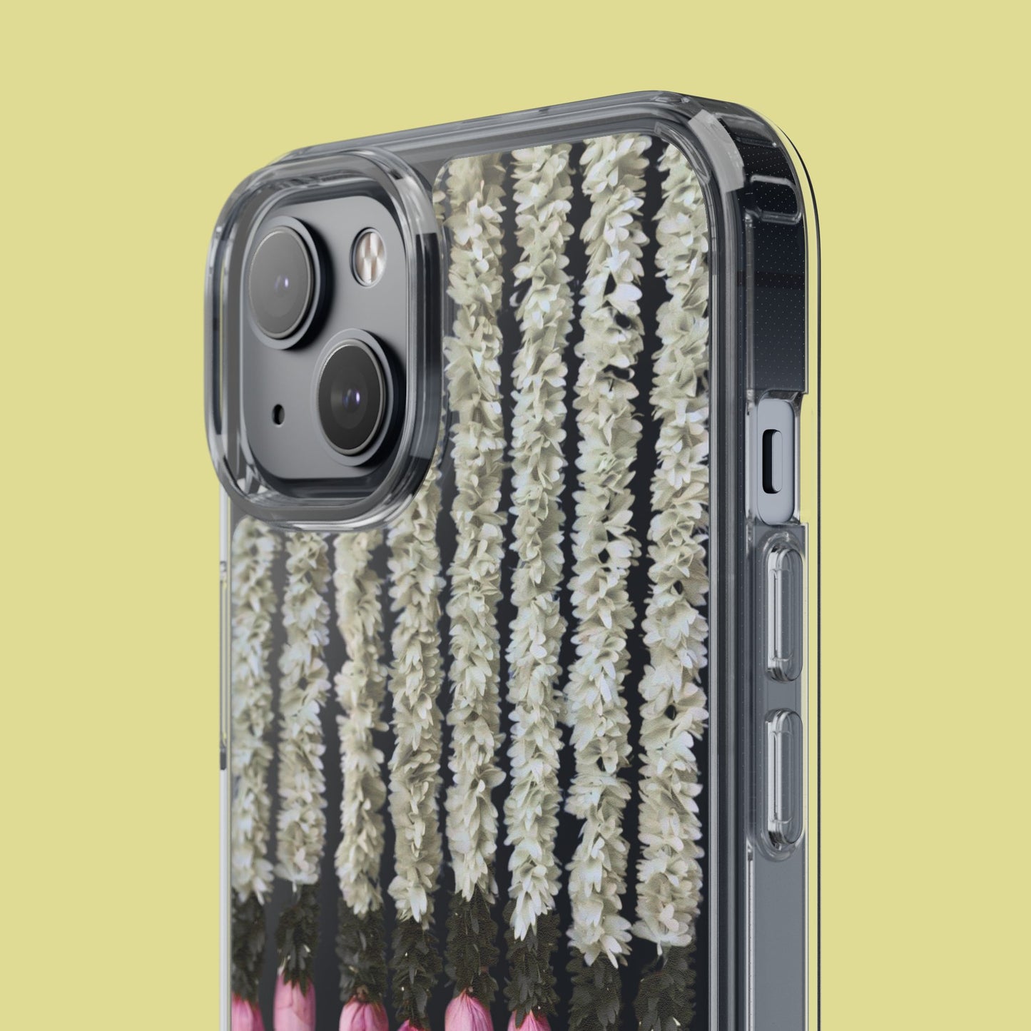 Floral Clear Phone Case - Elegant Flower Design for Spring