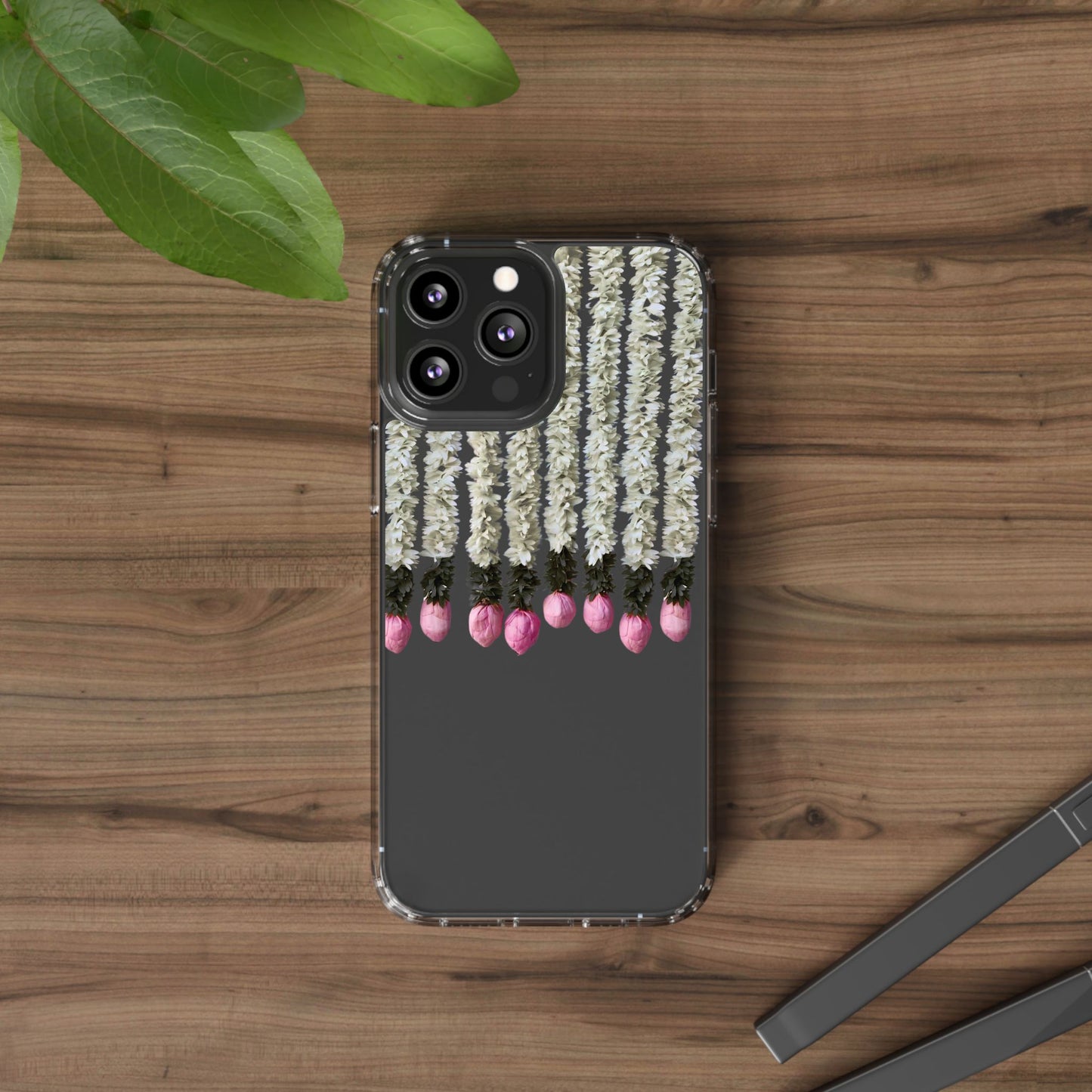 Floral Clear Phone Case - Elegant Flower Design for Spring