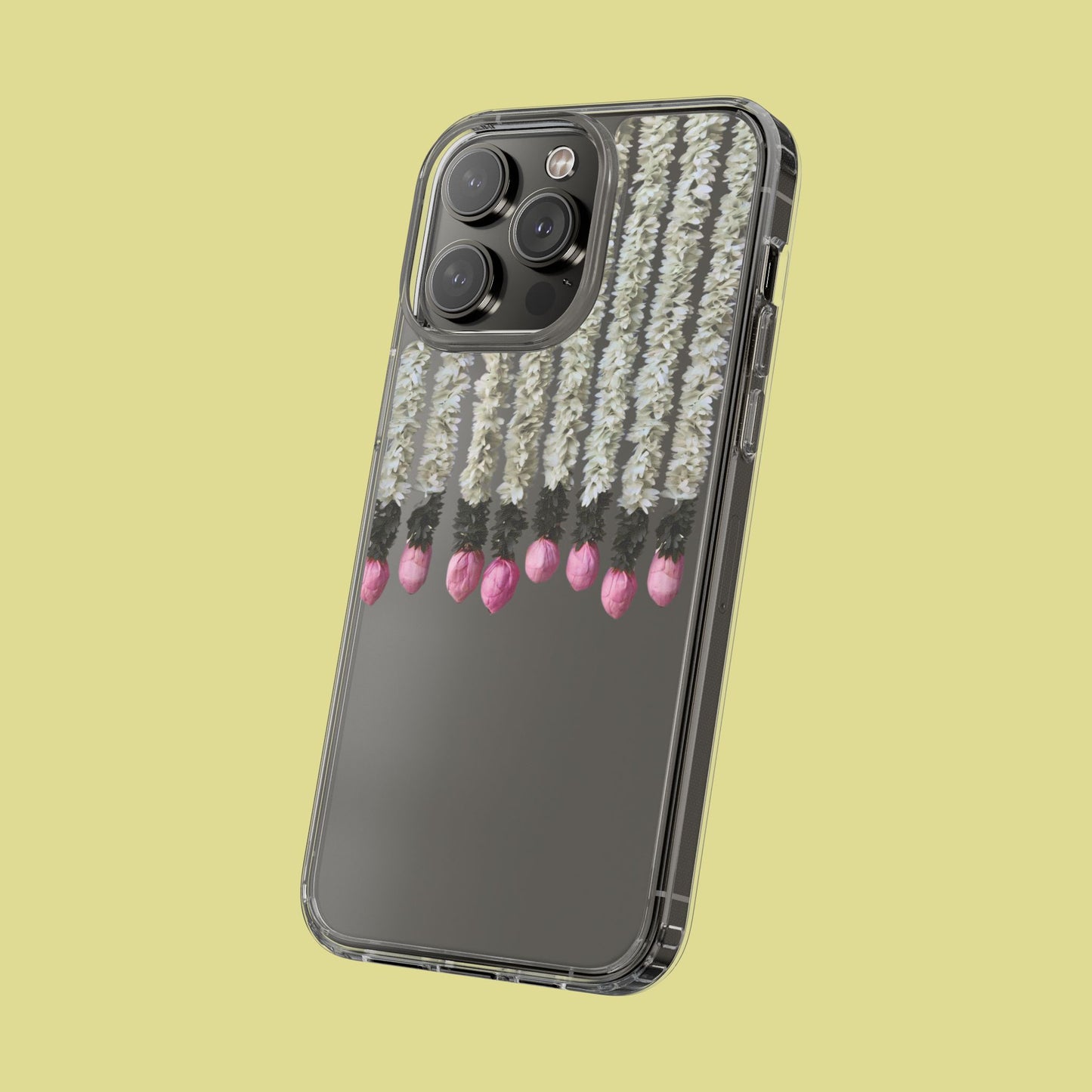 Floral Clear Phone Case - Elegant Flower Design for Spring