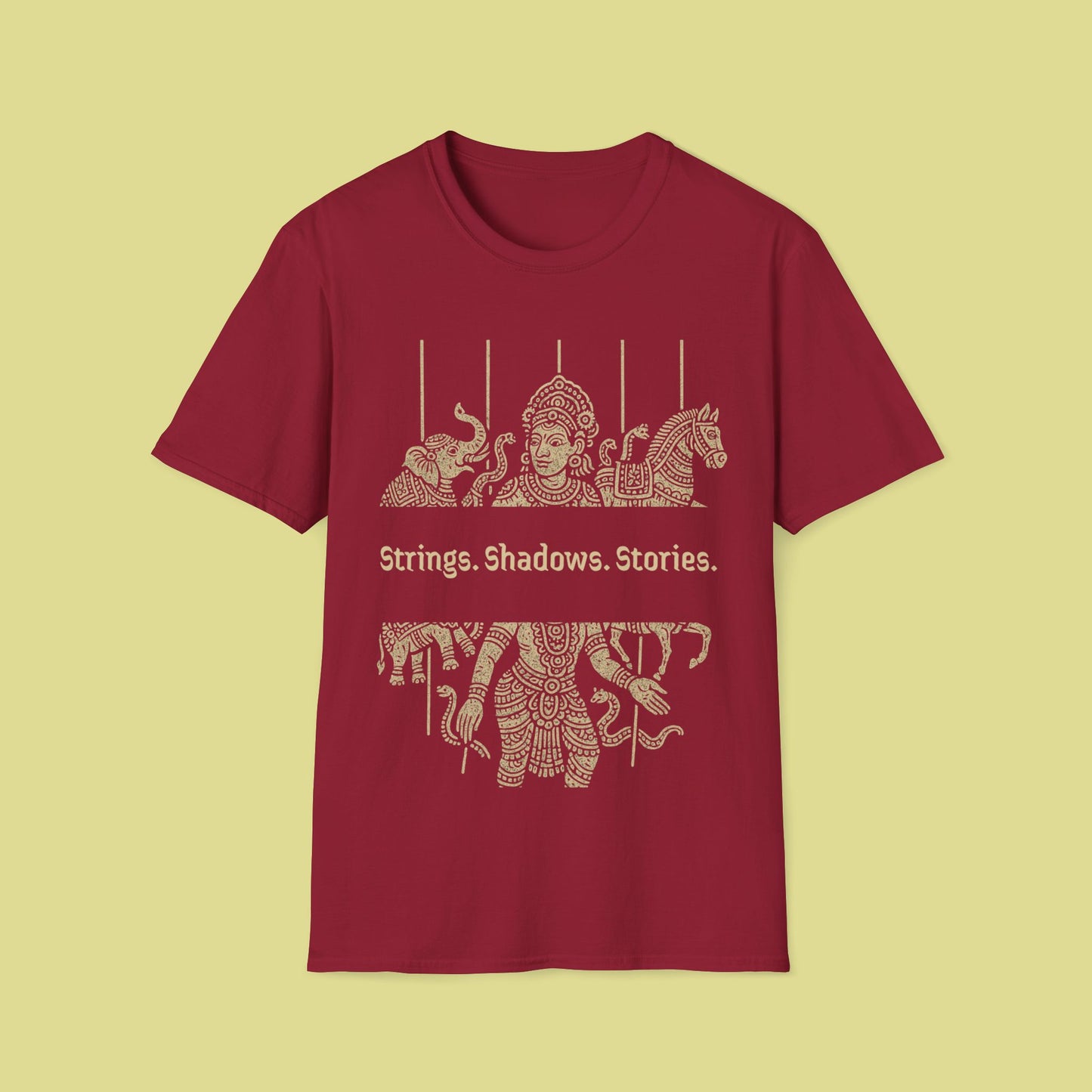 Cultural Graphic T-Shirt – Strings. Shadows. Stories.
