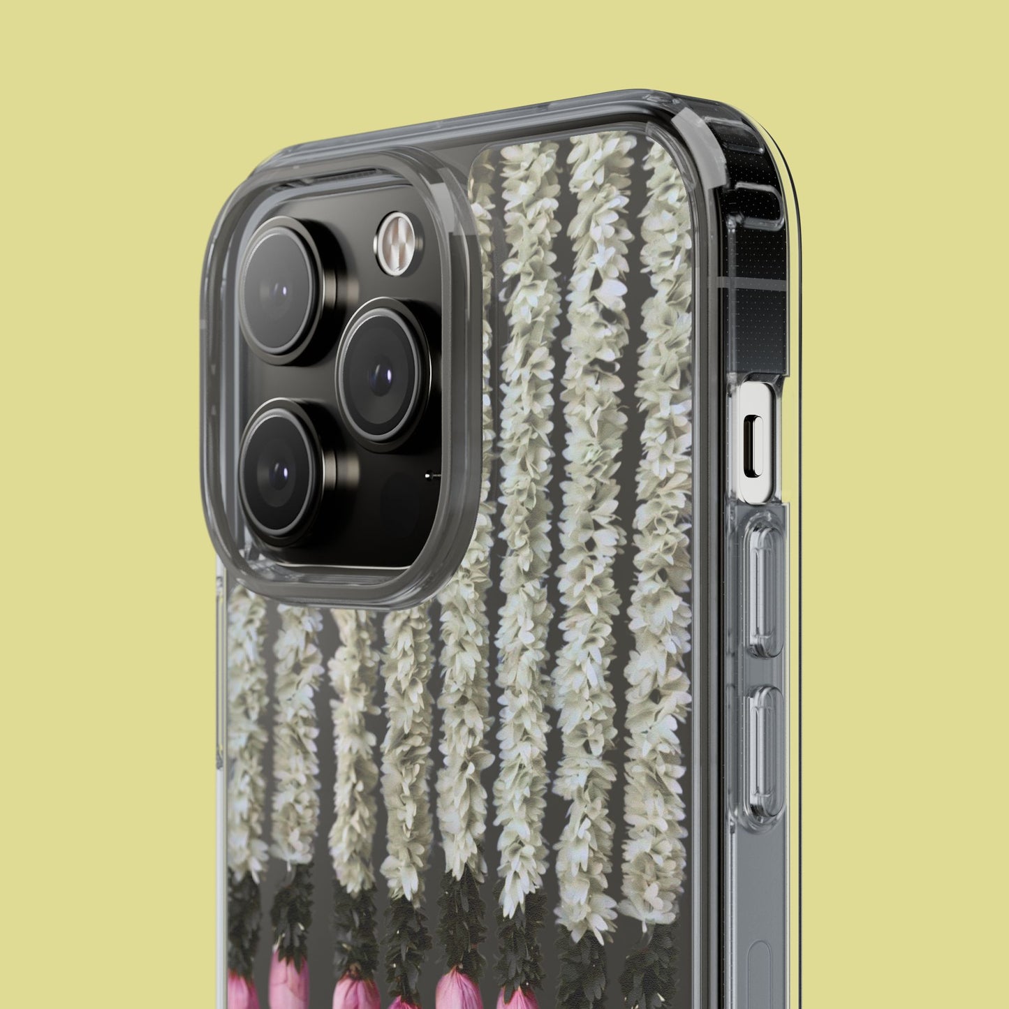 Floral Clear Phone Case - Elegant Flower Design for Spring