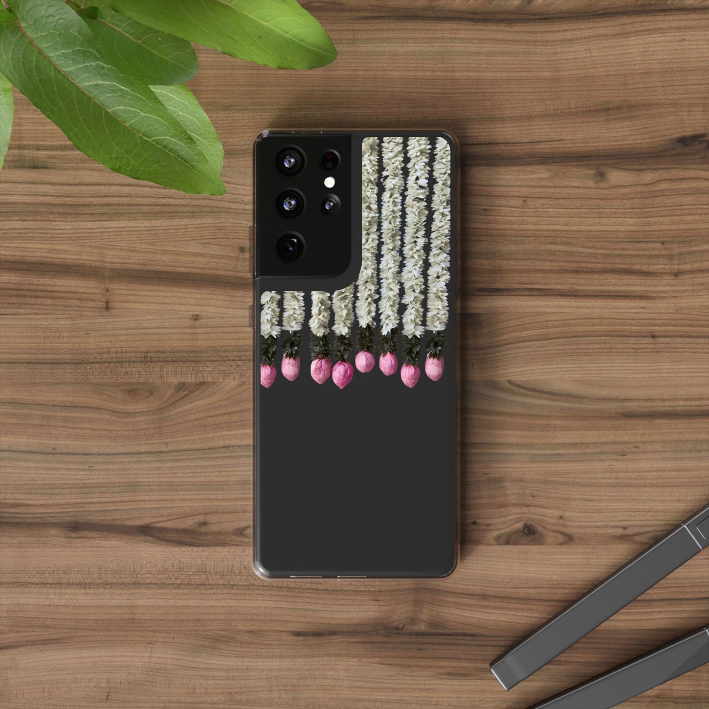 Floral Clear Phone Case - Elegant Flower Design for Spring