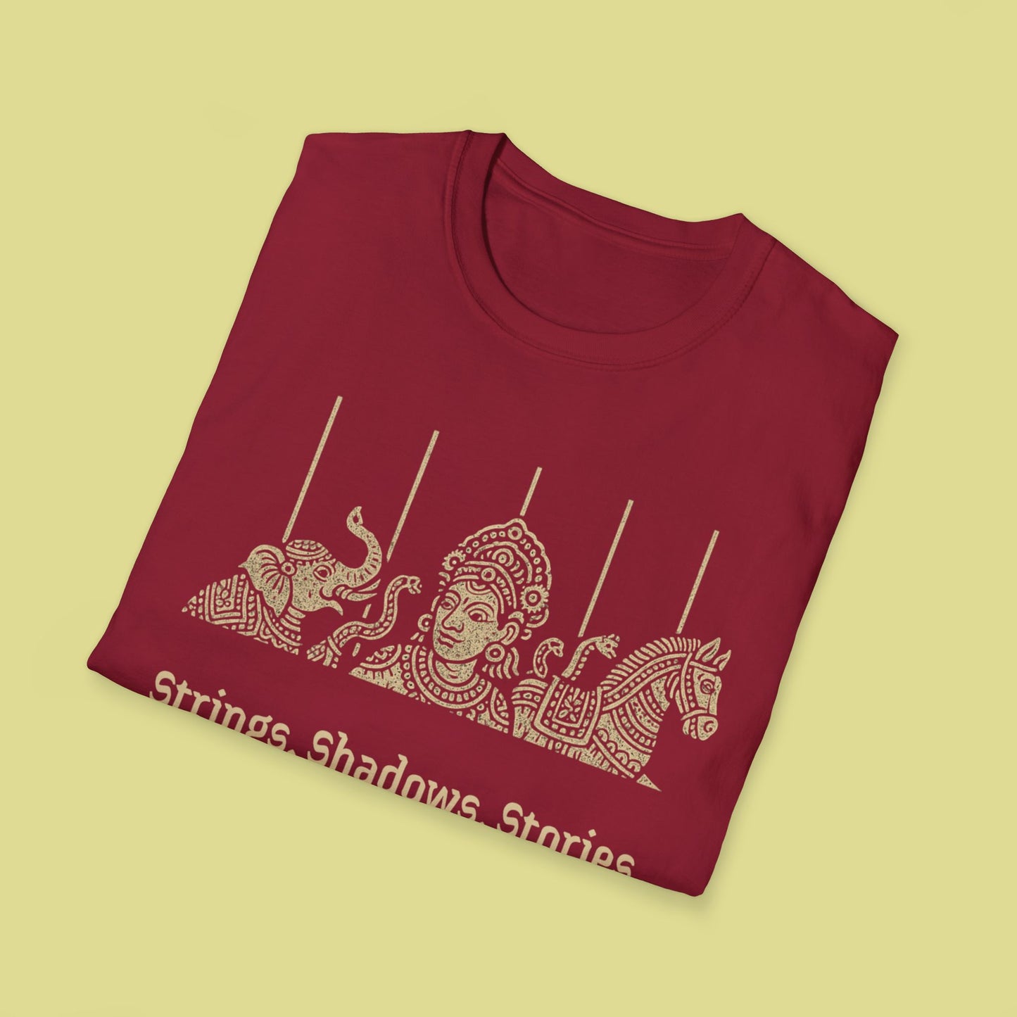 Cultural Graphic T-Shirt – Strings. Shadows. Stories.