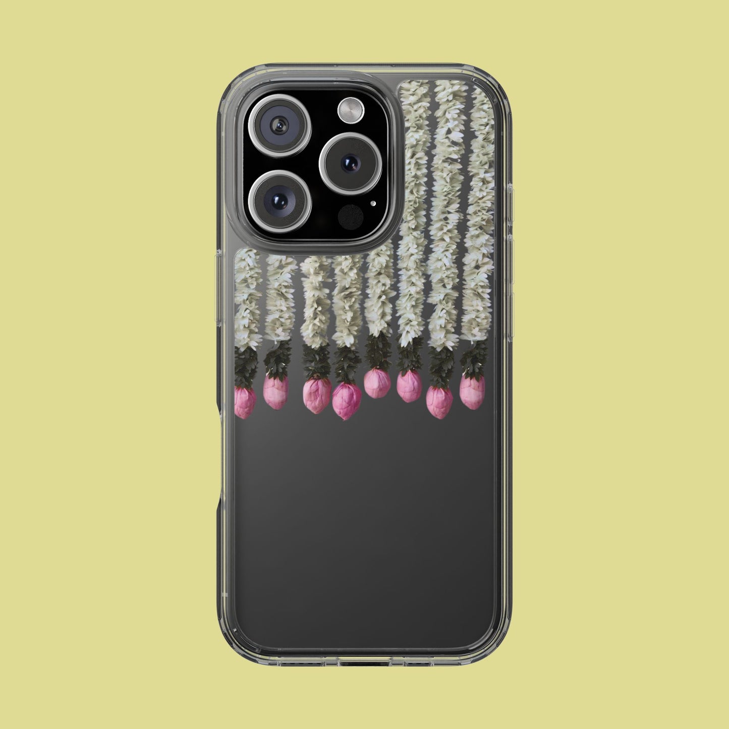 Floral Clear Phone Case - Elegant Flower Design for Spring