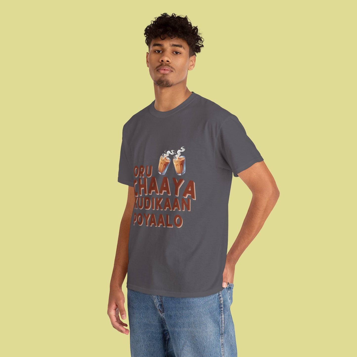 'Oru Chaaya Kudikaan Poyaalo'  T-shirt - Perfect for Tea Lovers