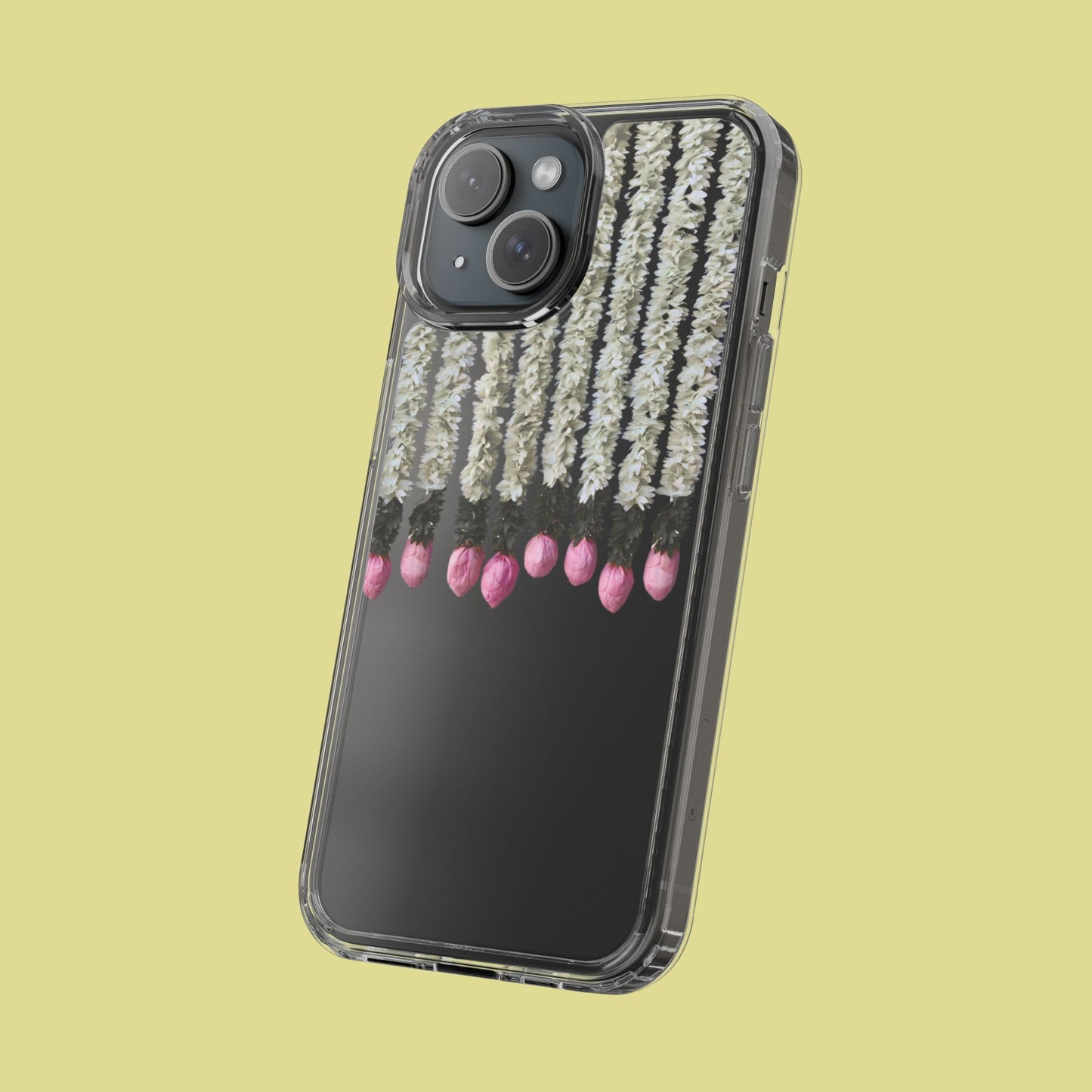 Floral Clear Phone Case - Elegant Flower Design for Spring