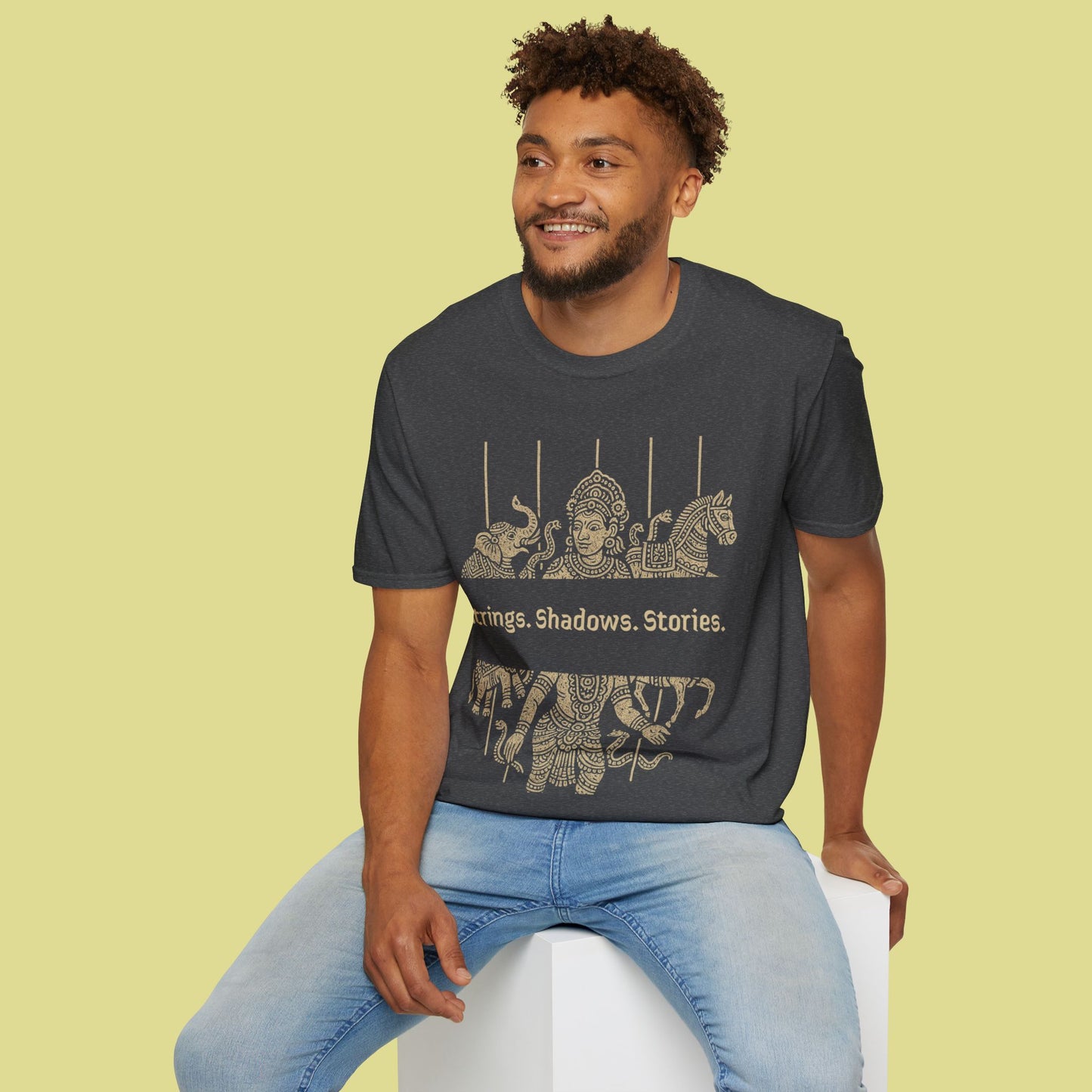 Cultural Graphic T-Shirt – Strings. Shadows. Stories.