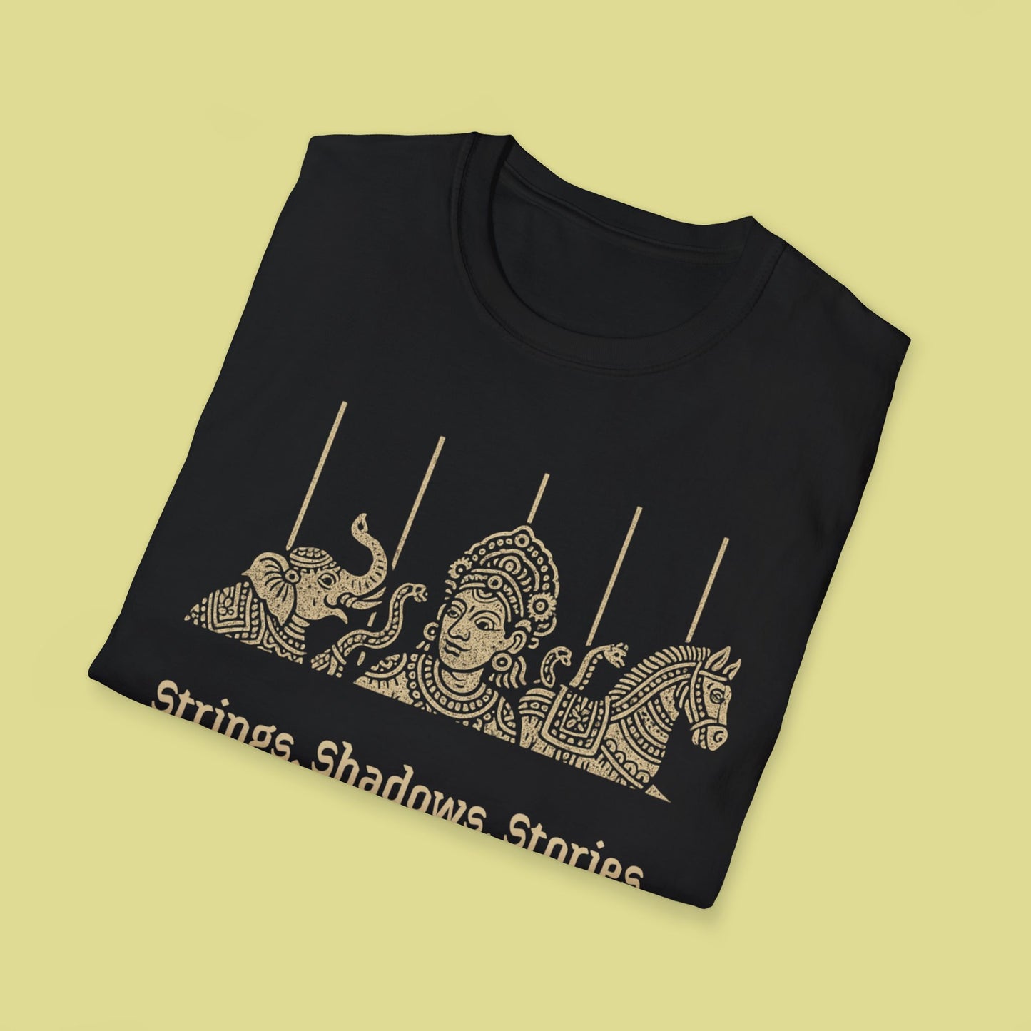 Cultural Graphic T-Shirt – Strings. Shadows. Stories.