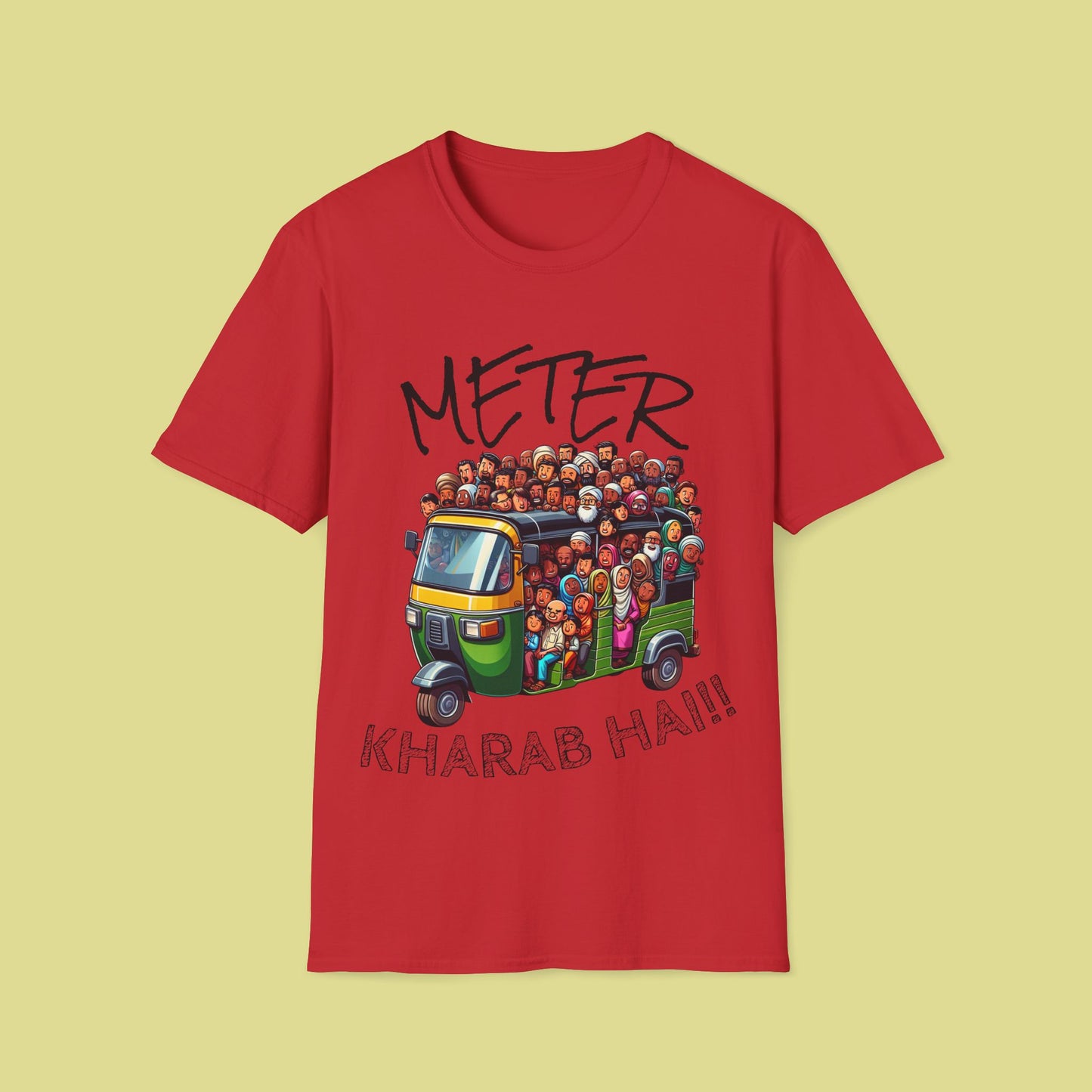 Funny Auto Rickshaw Meter T-Shirt