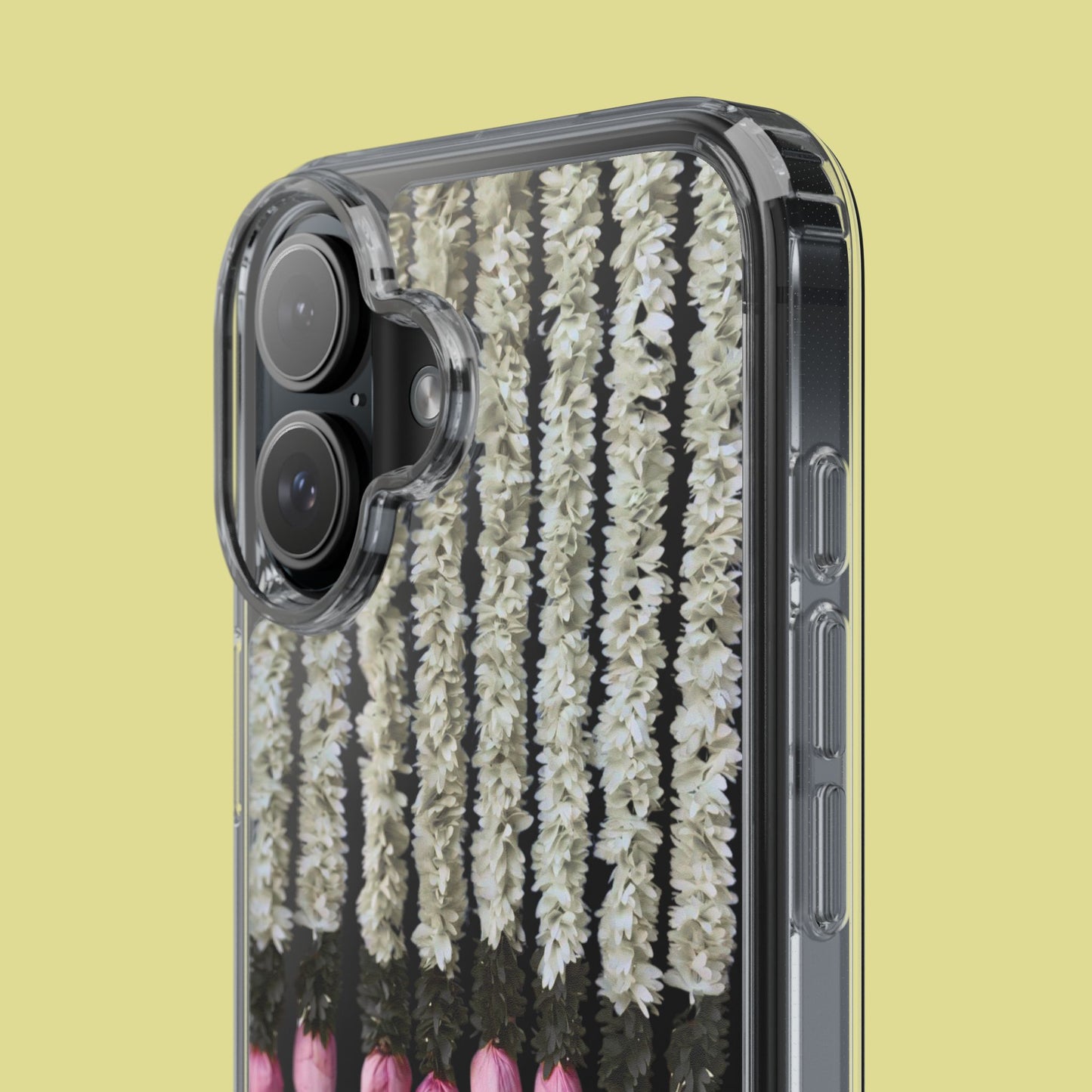 Floral Clear Phone Case - Elegant Flower Design for Spring